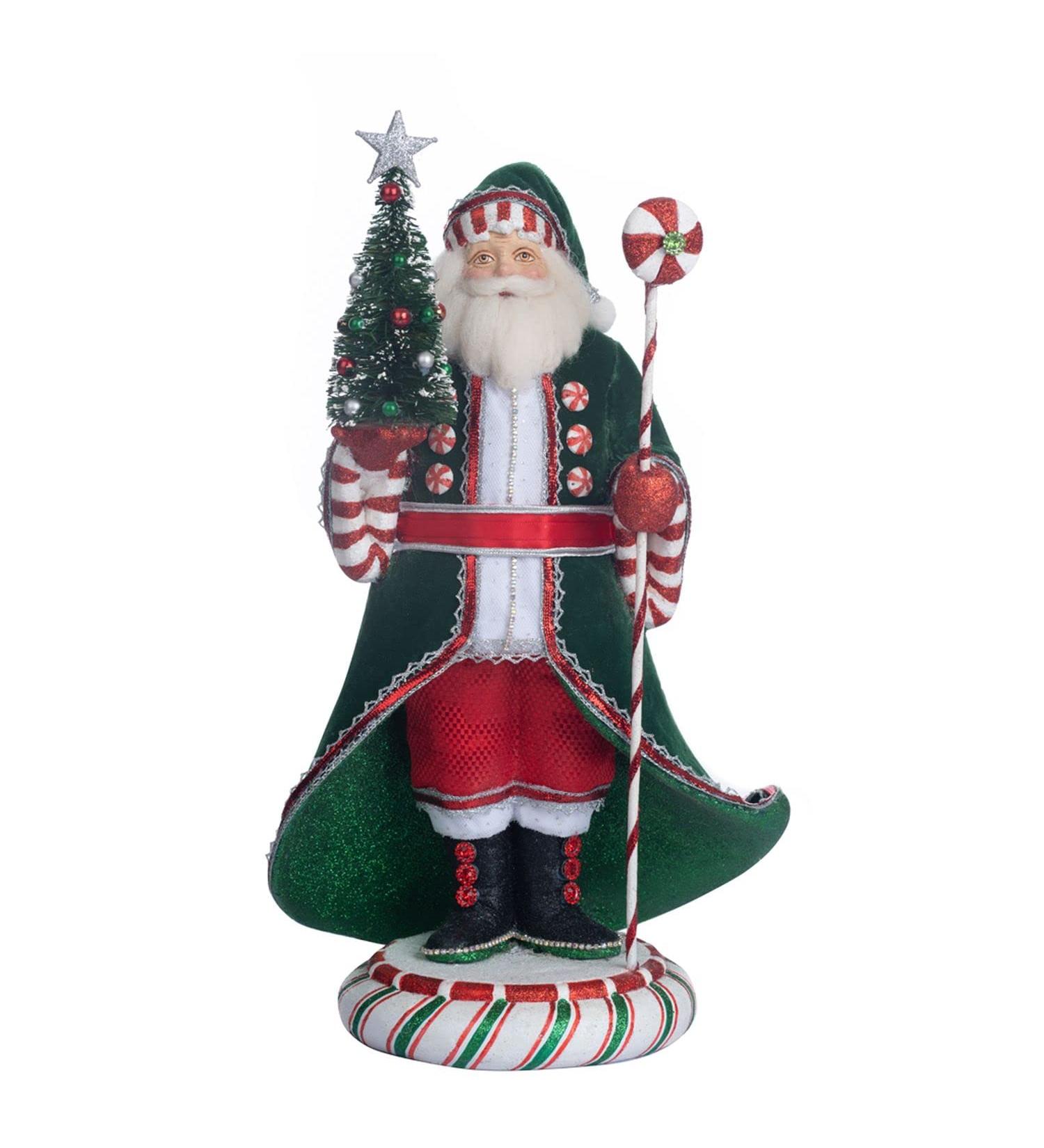 Katherine's Collection 2023 Peppermint Palace Papa Peppermint 19-in Santa Claus - Buy Online on GoSupps.com