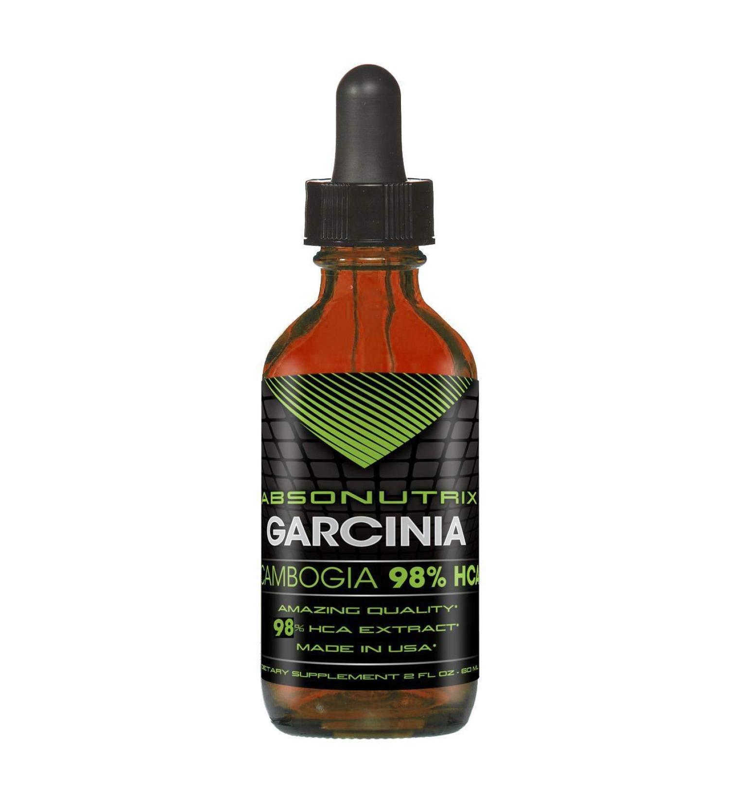 Absonutrix Garcinia Cambogia 2 Oz - 98% HCA - All Natural - 30 Day Supply - Weight Management - Made in USA - Buy Online on GoSupps.com