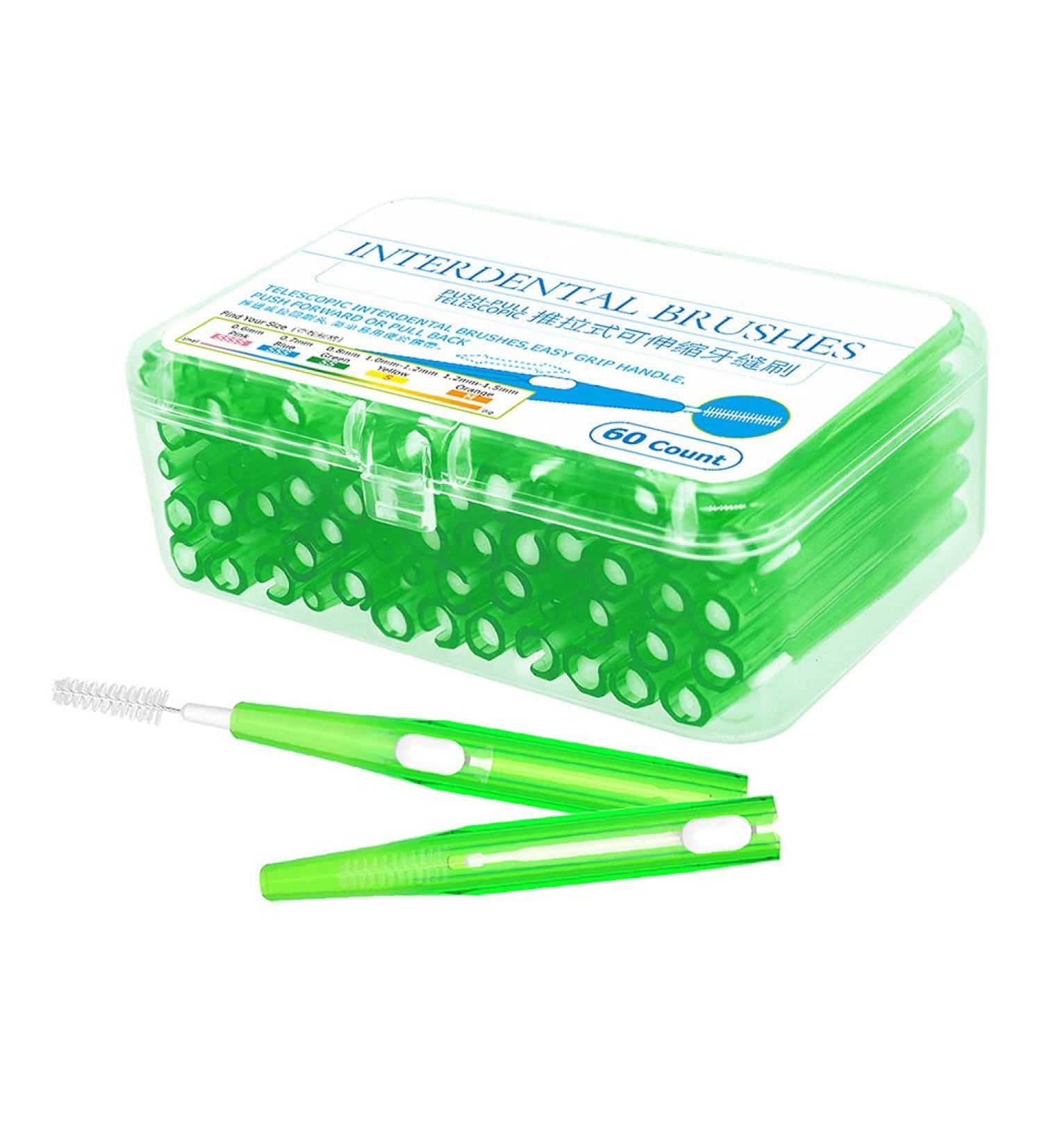 Buy 0.6 1.5 mm Interdental Brush Set - Essential Toothpick Tools for Effective Dental Care | International Shipping Available - Buy Online on GoSupps.com
