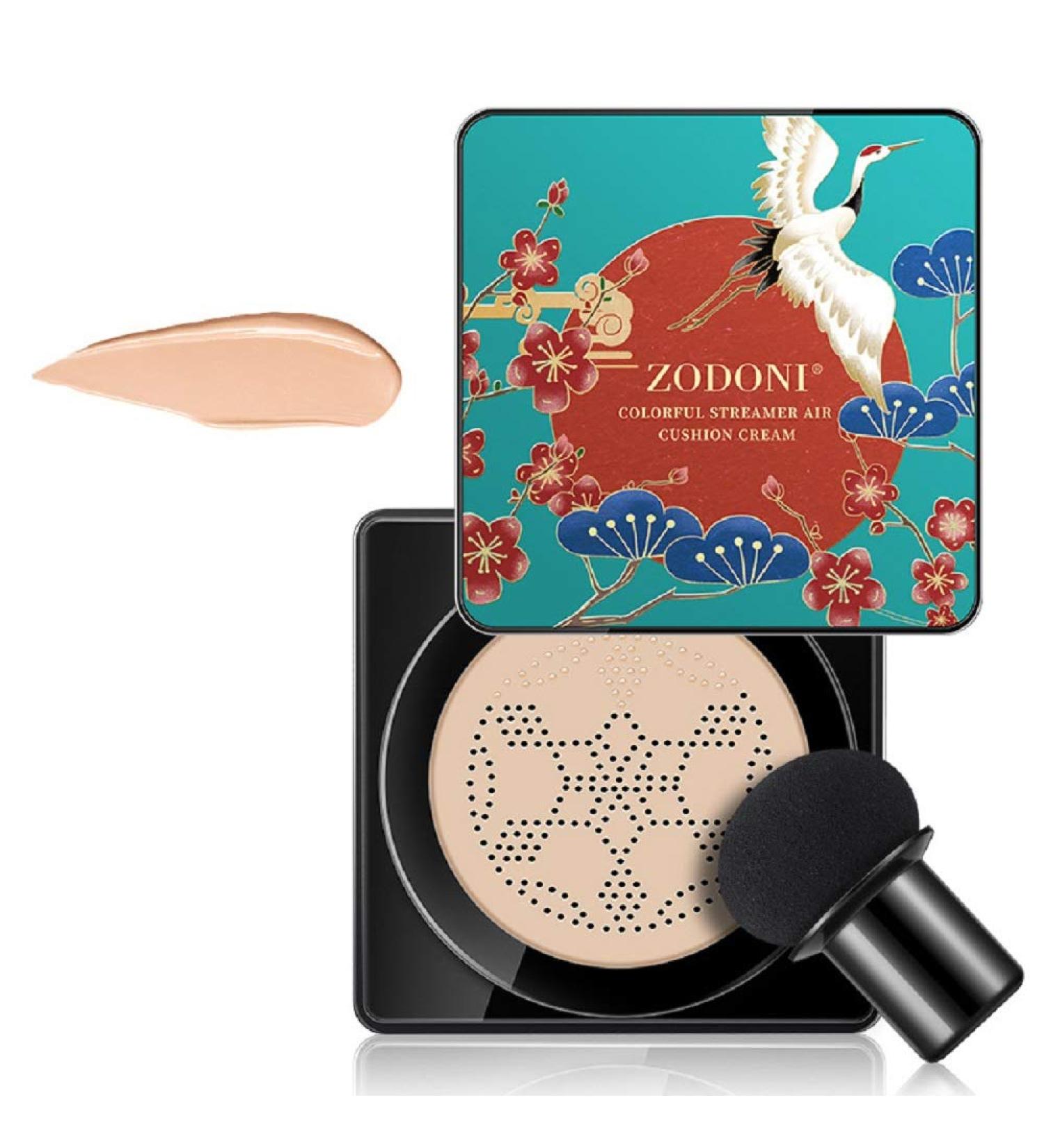 WIJIN ZODONI Mushroom Head Air Cushion BB Cream - Long-Lasting Moisturizing Matte Concealer and Waterproof Makeup Base - Buy Online on GoSupps.com