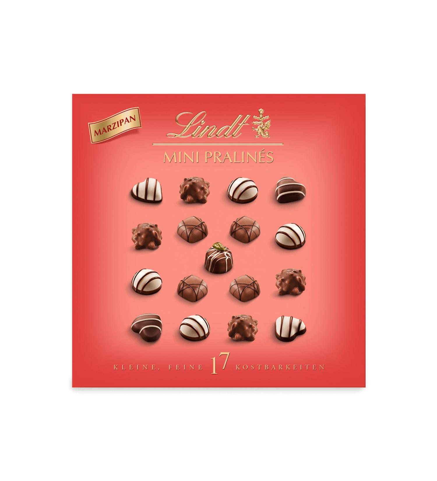 Buy Lindt Chocolate Marzipan Mini Pralin s 90g - 17 Delicious Varieties | Perfect Chocolate Gift Box - Buy Online on GoSupps.com
