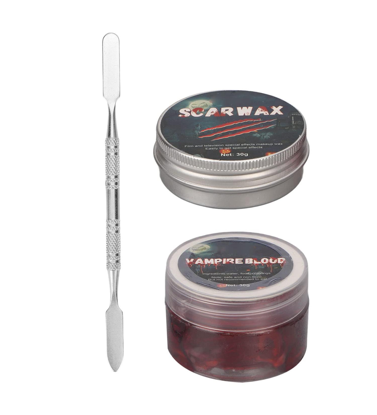 Buy Halloween SFX Makeup Kit | Bruise Makeup Scar Wax & Fake Blood for Safe & Stunning Special Effects - Buy Online on GoSupps.com