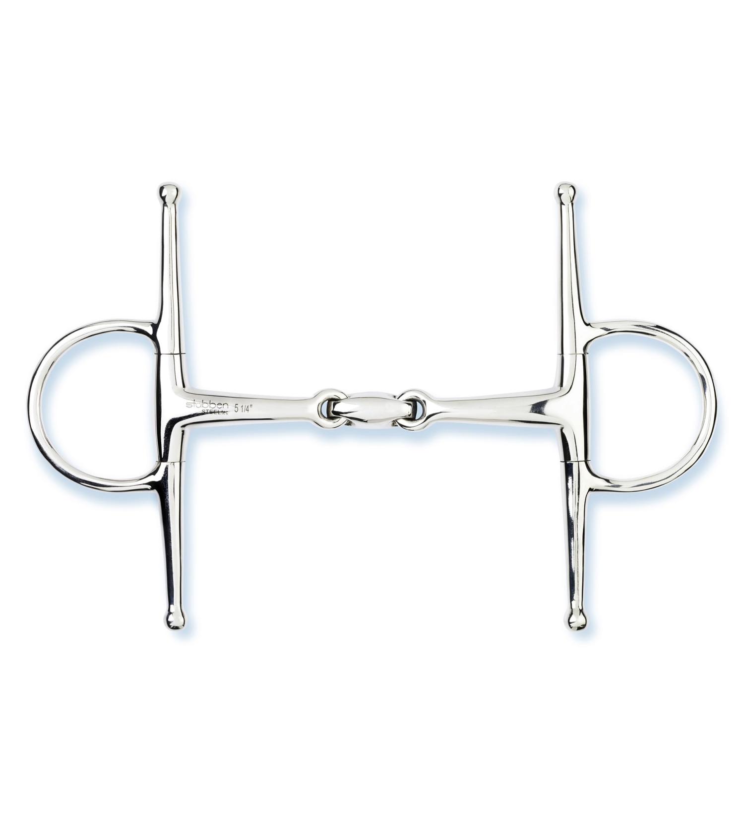 St bben bit 2271 Full Cheek Snaffle Easy Control 13.5 cm - 14 mm - stainless steel