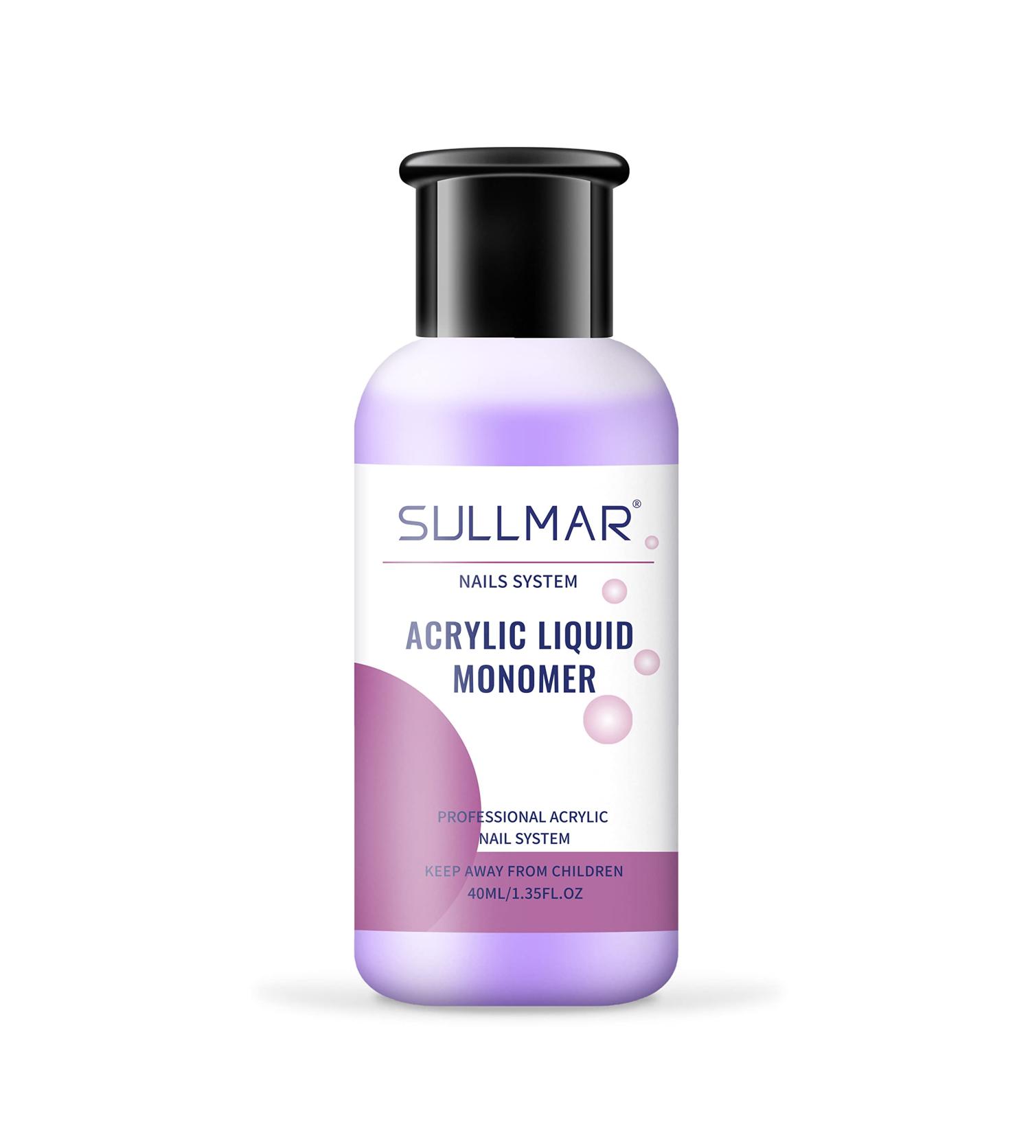 SULLMAR Odorless Acrylic Monomer Liquid for Nails - 40ml/1.35FL.OZ - Buy Online on GoSupps.com