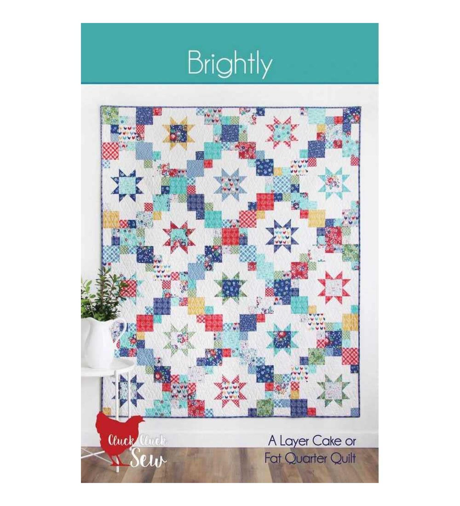 Cluck Cluck Sew Brightly Pattern - Shop Now for Stylish Quilting Designs - Buy Online on GoSupps.com