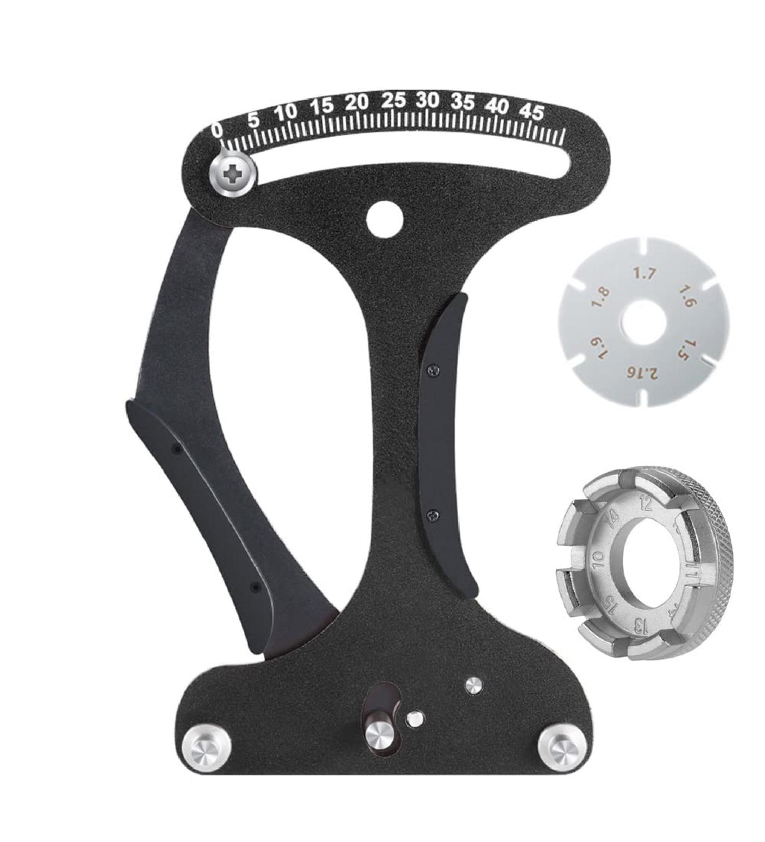 Saipe Bicycle Spoke Tension Meter - Aluminum Alloy Wheel Repair Tool for Cycling Spoke Adjustment and Correction - Buy Online on GoSupps.com