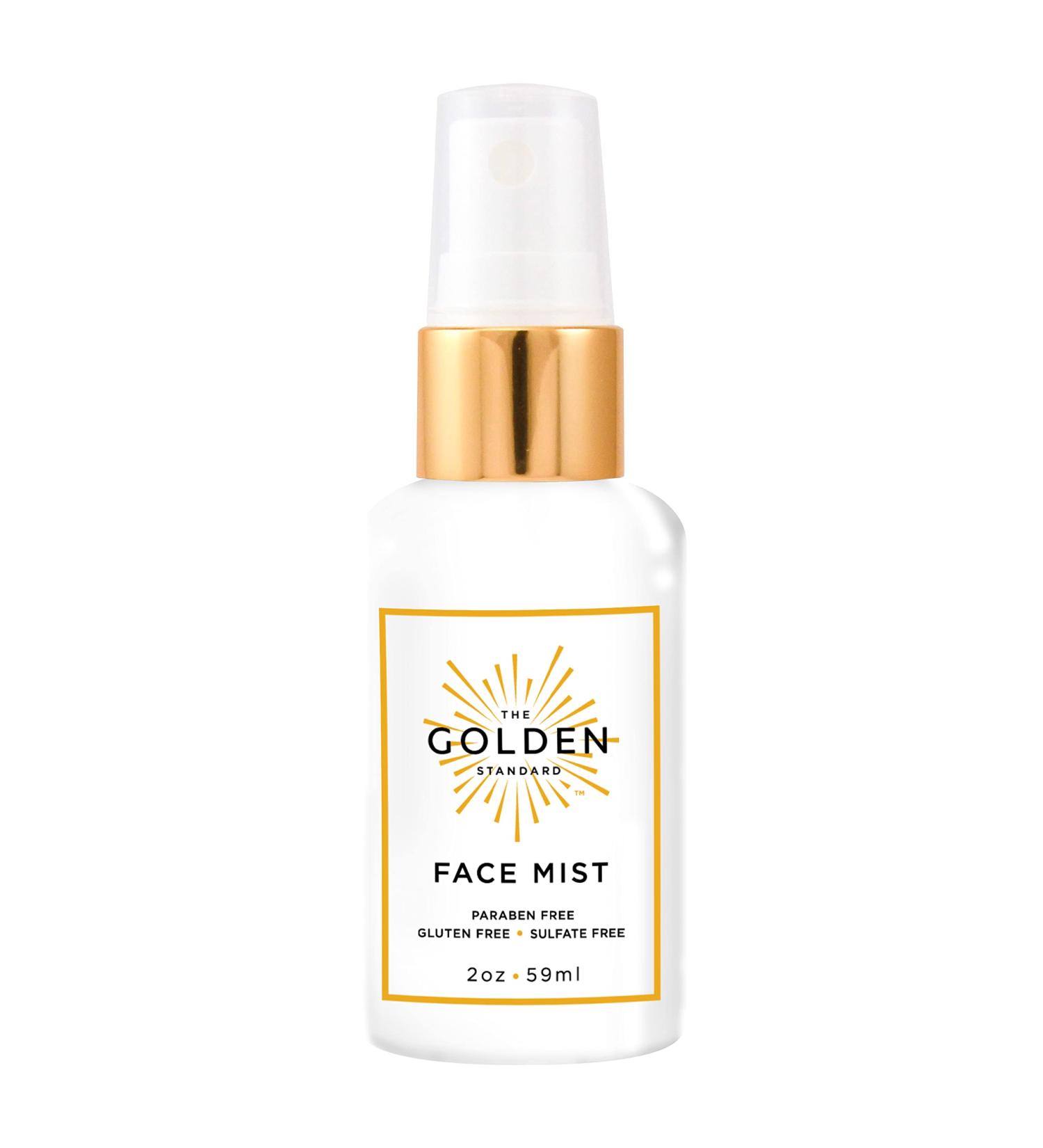 Golden Standard Face Mist: Hydrating Sunless Tanner Spray - Natural Self Tanning, Sulfate, Paraben, and Cruelty Free - 2 oz - Buy Online on GoSupps.com