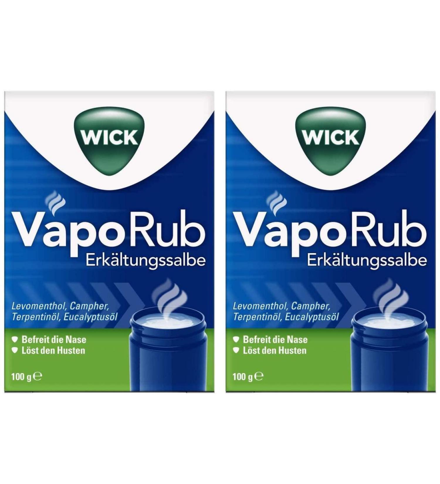 WICK Wick VapoRub Anti Cold Balm 100g (Pack of 2)