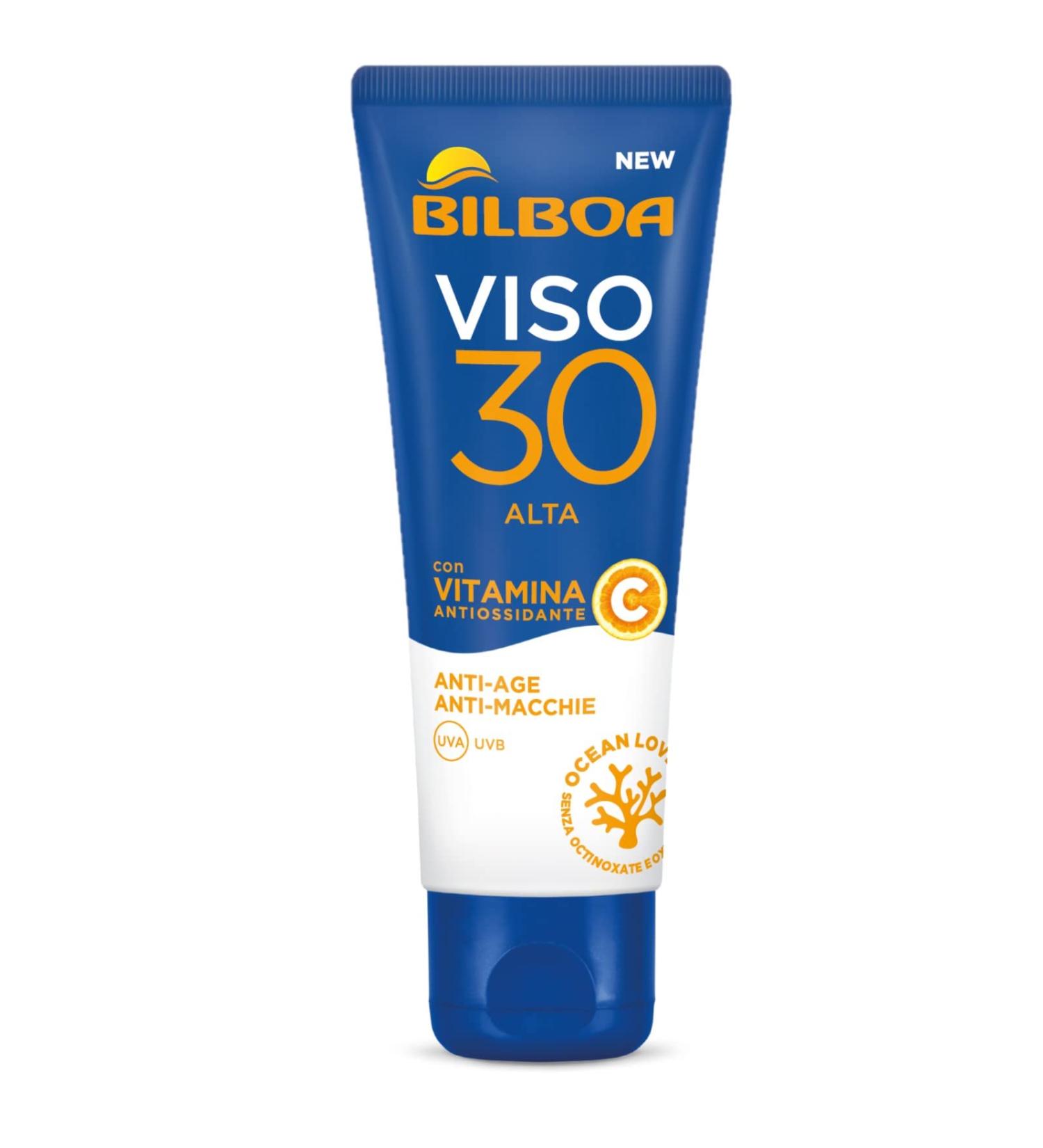 BILBOA Solar Face Cream SPF 30 | Vitamin C Moisturizer | Anti-Aging & Anti-Stain | Lightweight Waterproof Protection - 50ml - Buy Online on GoSupps.com