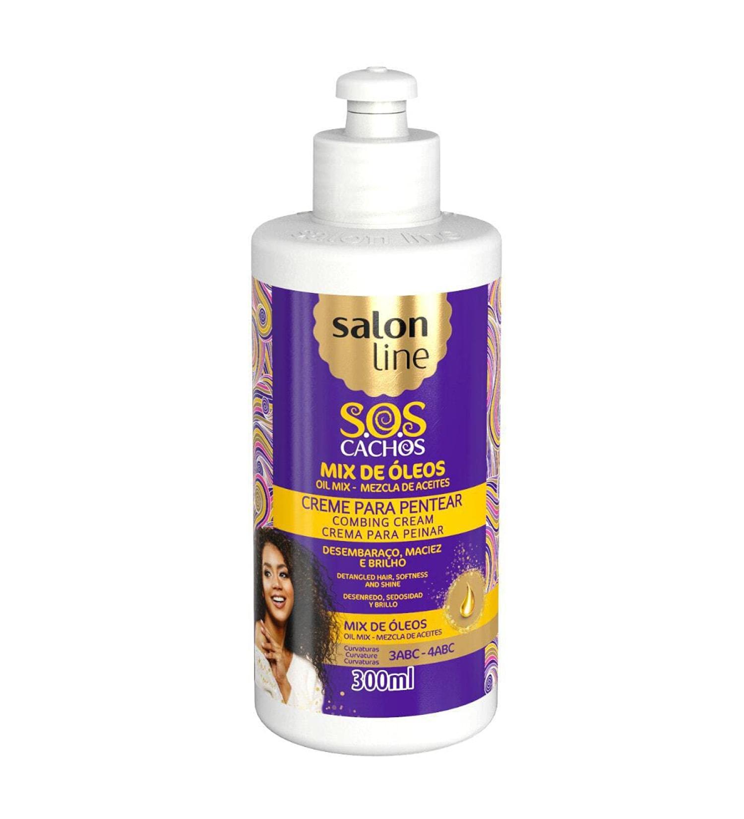 Salon Line SOS Pentear Cream Oil Mix 300 ml