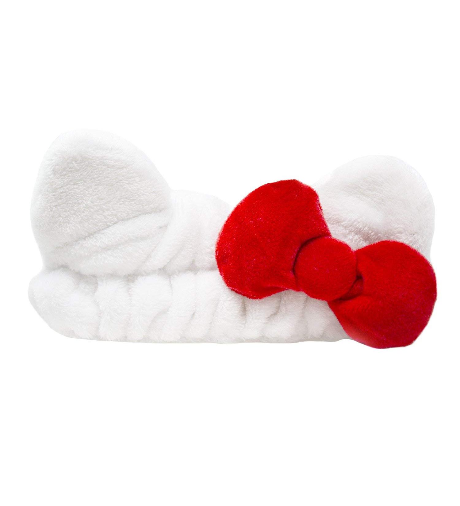 The Creme Shop Hello Kitty Plush Spa Headband With Signature Bow 1 Piece