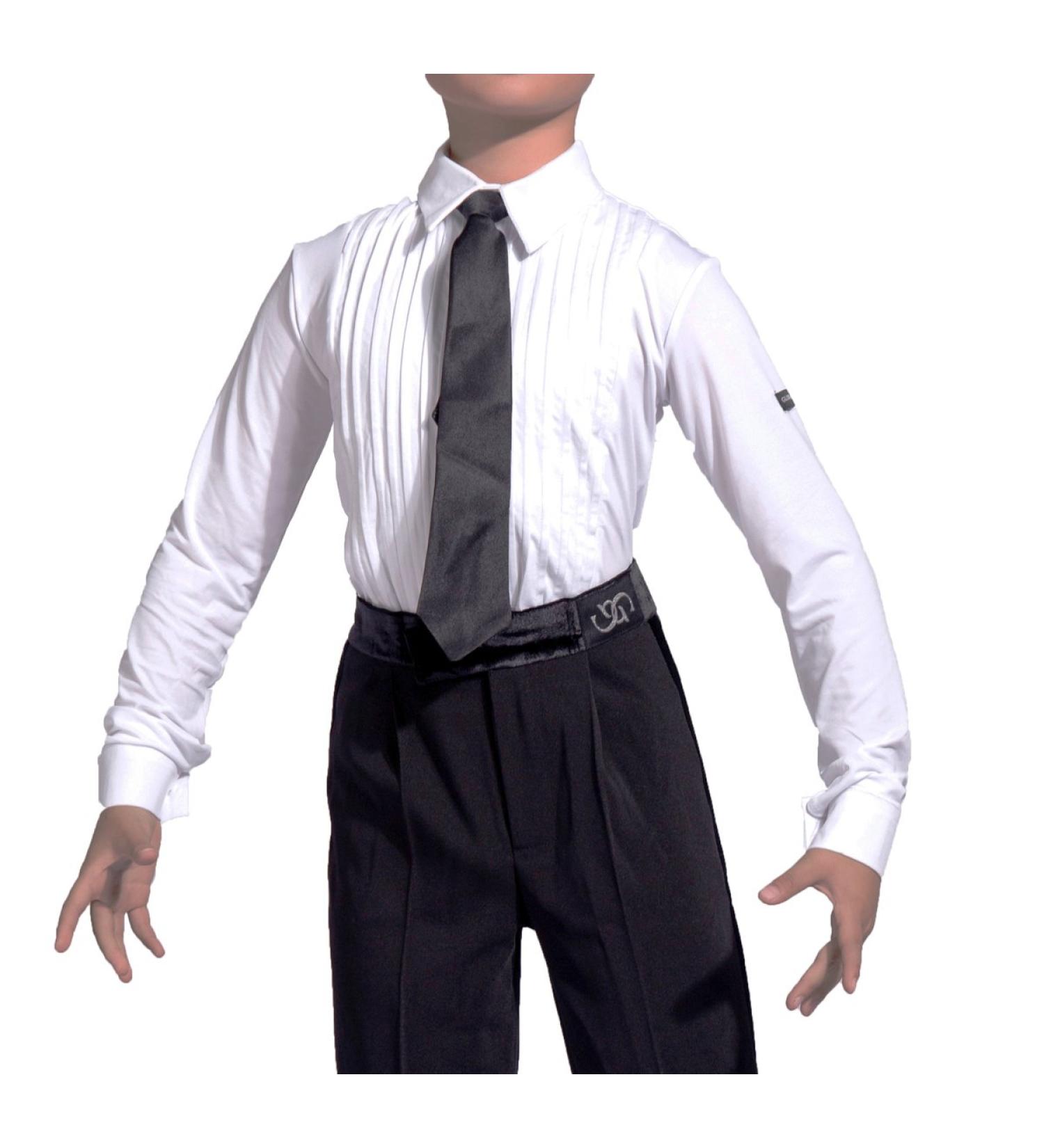Kid Latin Modern Ballroom Dance Professional Performance Shirt & Pants Set (White, 11 Years) - Buy Online on GoSupps.com