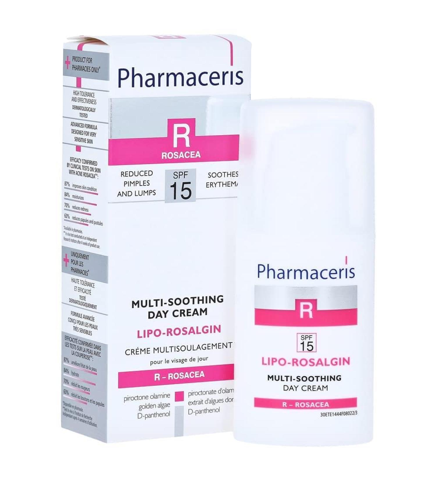 Pharmaceris R Lipo-Rosalgin Multi-Soothing Day Cream SPF15 30ml - Buy Online on GoSupps.com