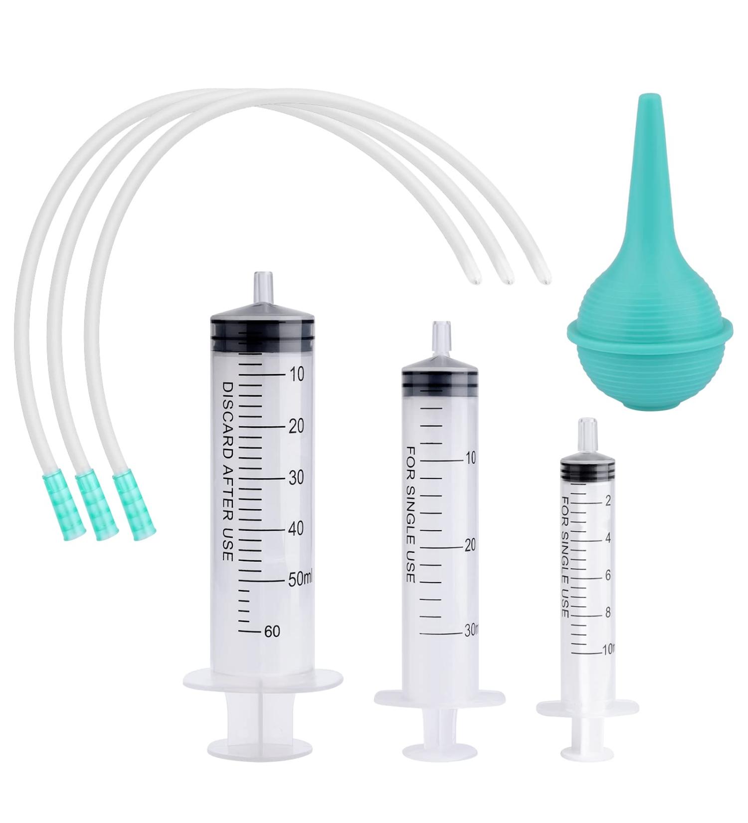 KINBOM 7pcs Pet Nursing Supplies Animal Kid Tube Feeding Kit Syringe Feeder Feeding Tube Supplies for Lamb Goat Puppies Small Animals Feeding & Water Measuring - Buy Online on GoSupps.com