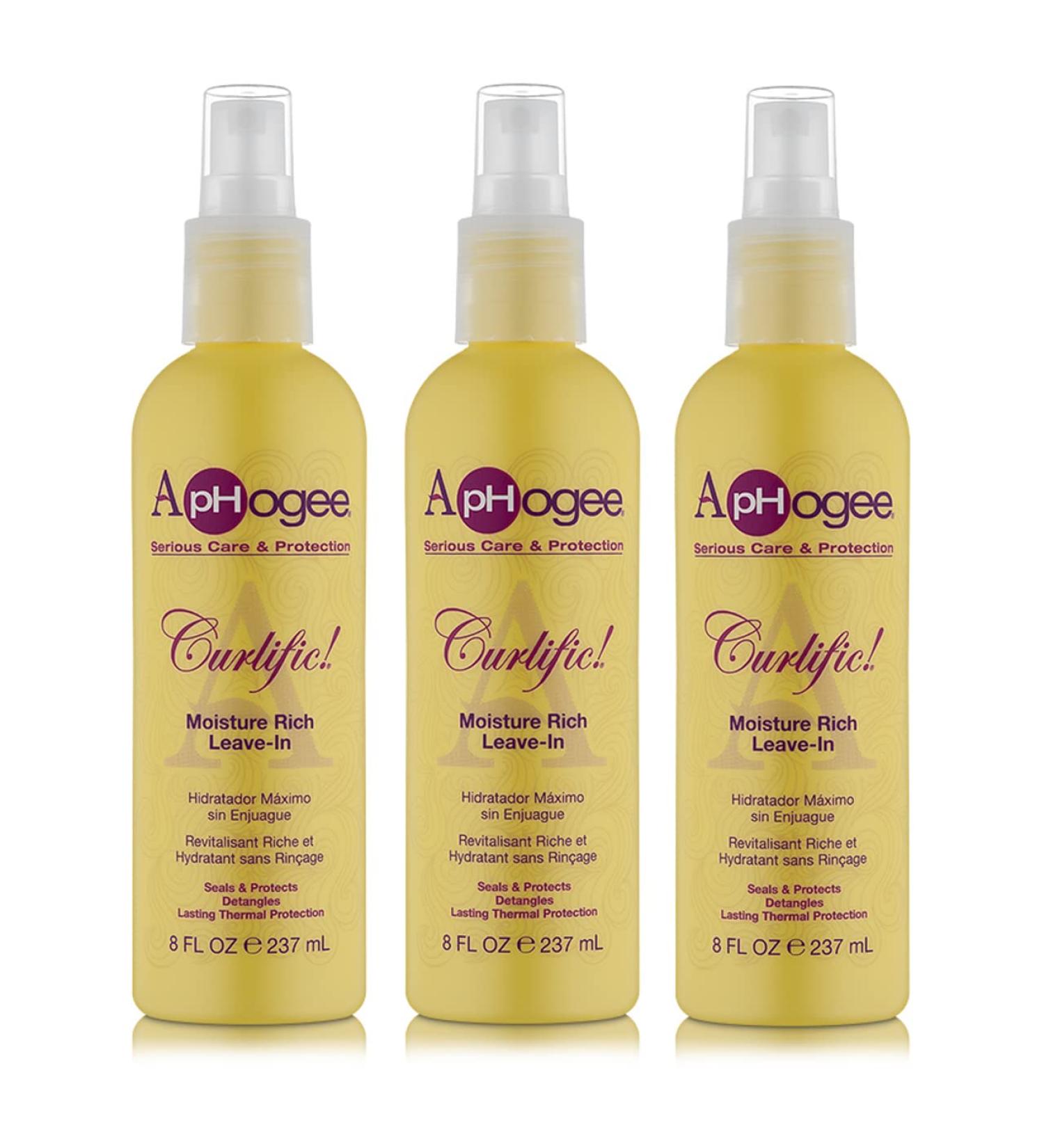 ApHogee Curlific Moisture Rich Leave-In 8oz 3pck