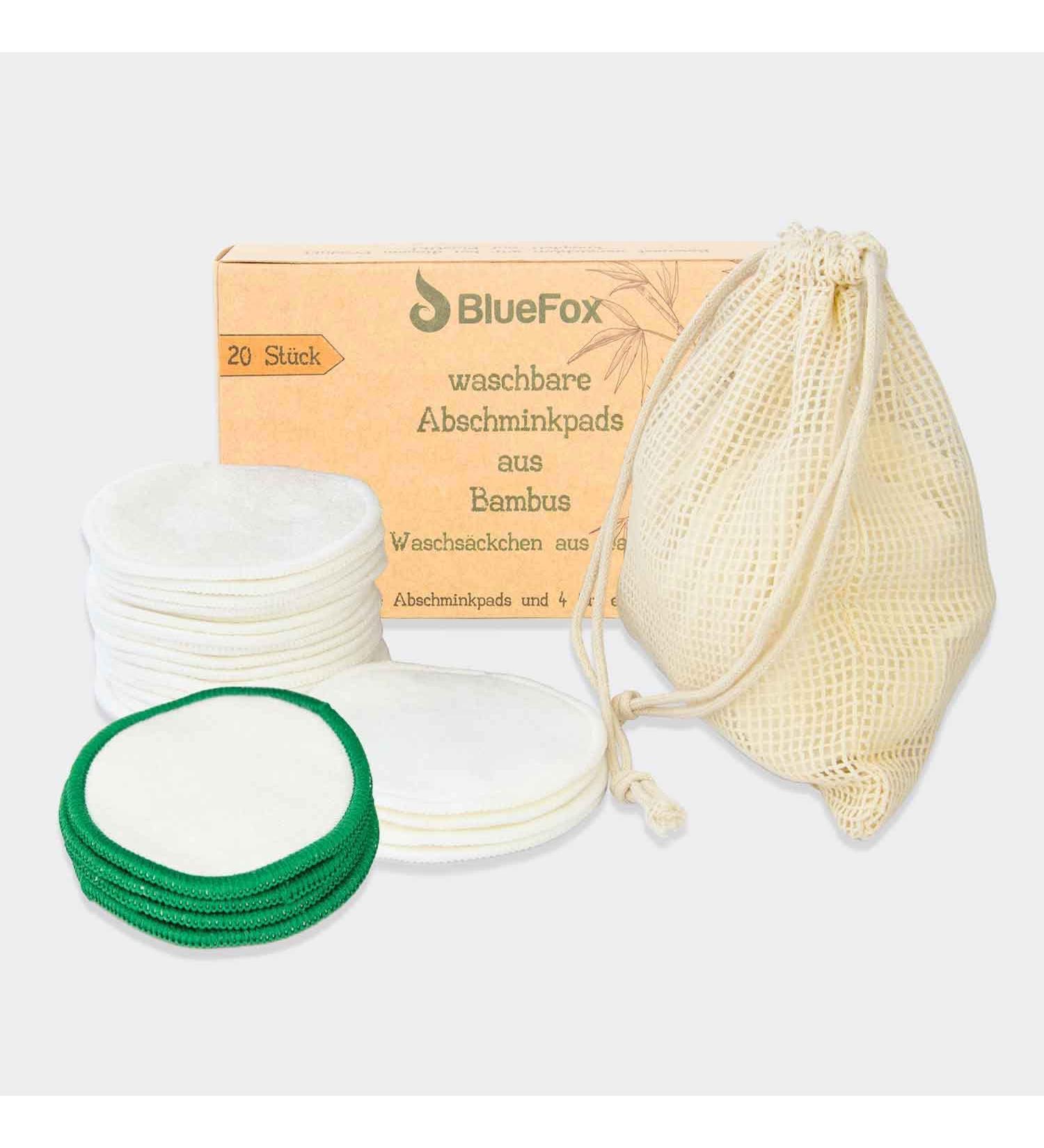 Buy Bluefox I Severe Septic Pads - 20 Eco-Friendly Washable Cotton Makeup Remover Pads with Laundry Bags | Sustainable Facial Cleansing Solution - Buy Online on GoSupps.com