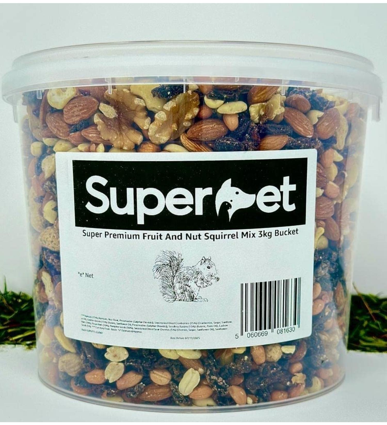 Superpet Extra Premium+ Squirrel And Bird Mix - New Mix (5kg) - Buy Online on GoSupps.com