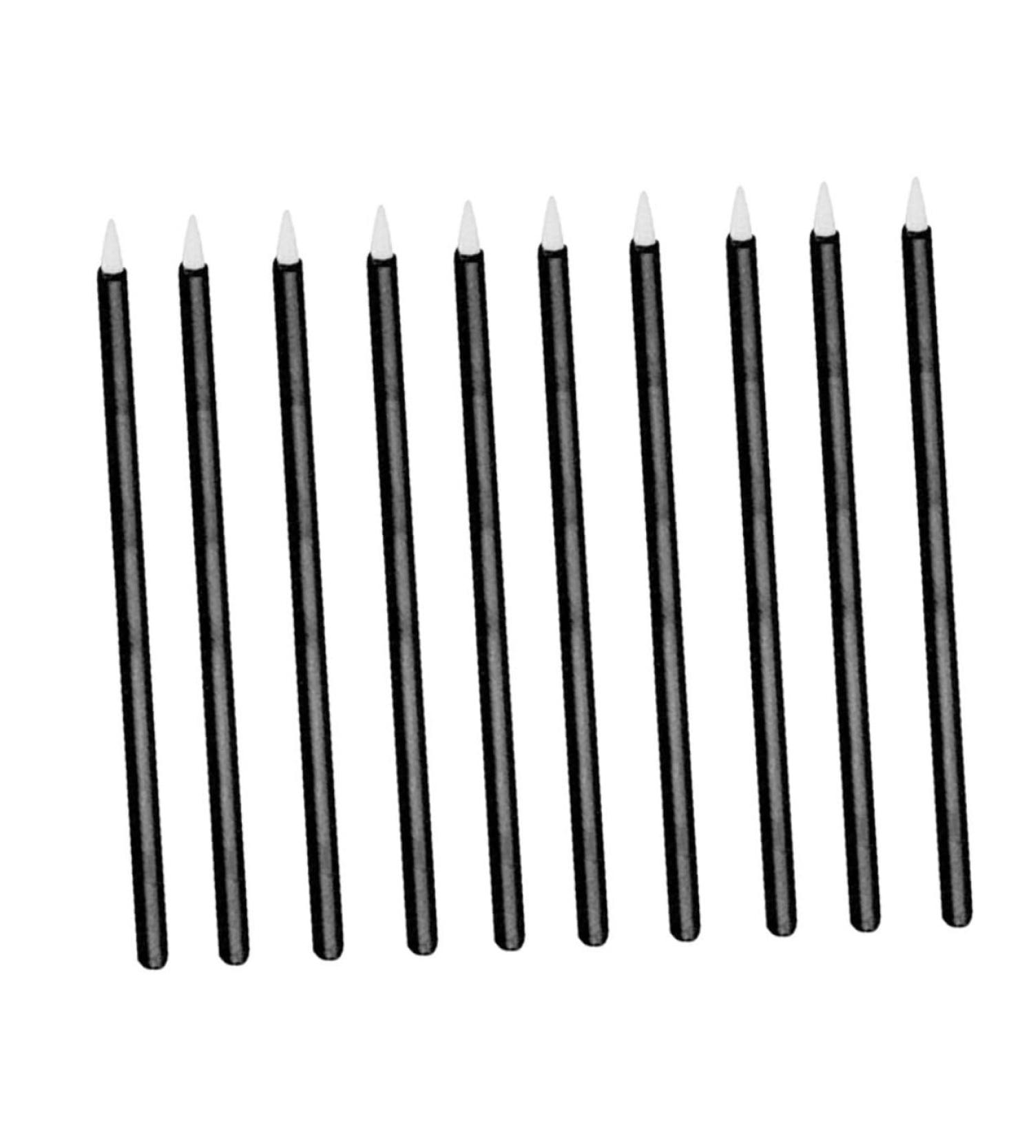 Outanaya 100pcs Disposable Eyeliner Makeup Eyeliner Brush Mascara Brush Wands Liquid Eyeliner Black Plastic - Buy Online on GoSupps.com
