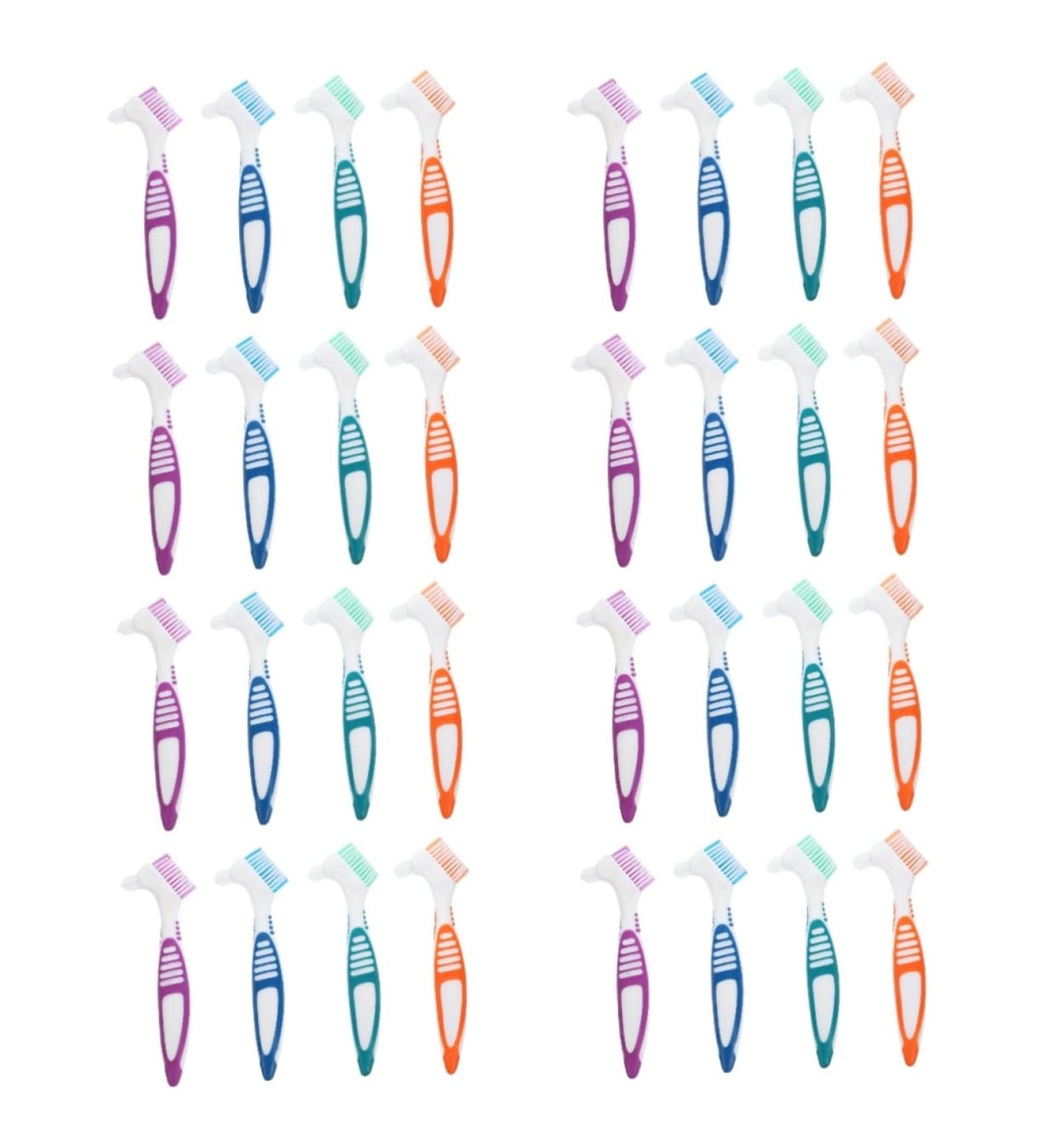 Beaupretty 32-Pack Childrens Toothbrushes | Double-Sided Nylon Prothesis Cleaning Brushes for Effective Oral Care - Buy Online on GoSupps.com