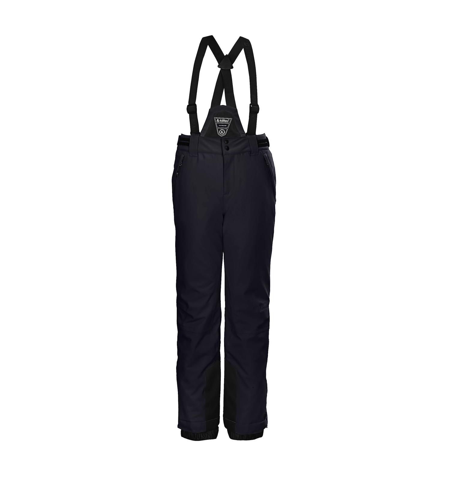Buy Killtec Girls' Ski Pants with Zip-Off Bib Snow Guard & Edge Protection - Ksw 77 Grls Ski Pnts 152 Black Blue | International Shipping Available - Buy Online on GoSupps.com
