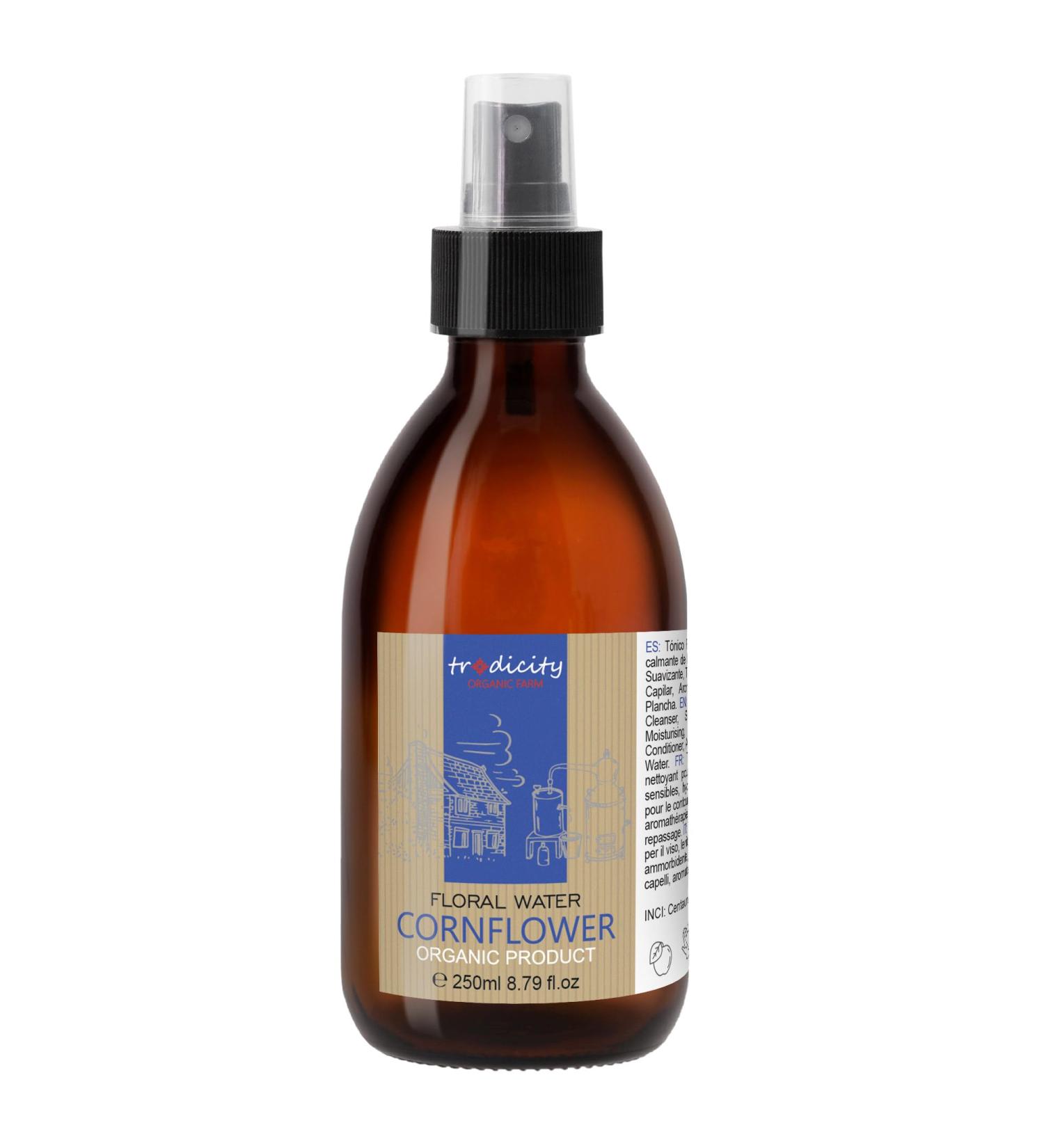 Bleu & Marine Bretania Bio Kornflumenwasser | Soothes Tired Eyes & Reduces Dark Circles | 250ml Revitalizing Eye Care - Buy Online on GoSupps.com