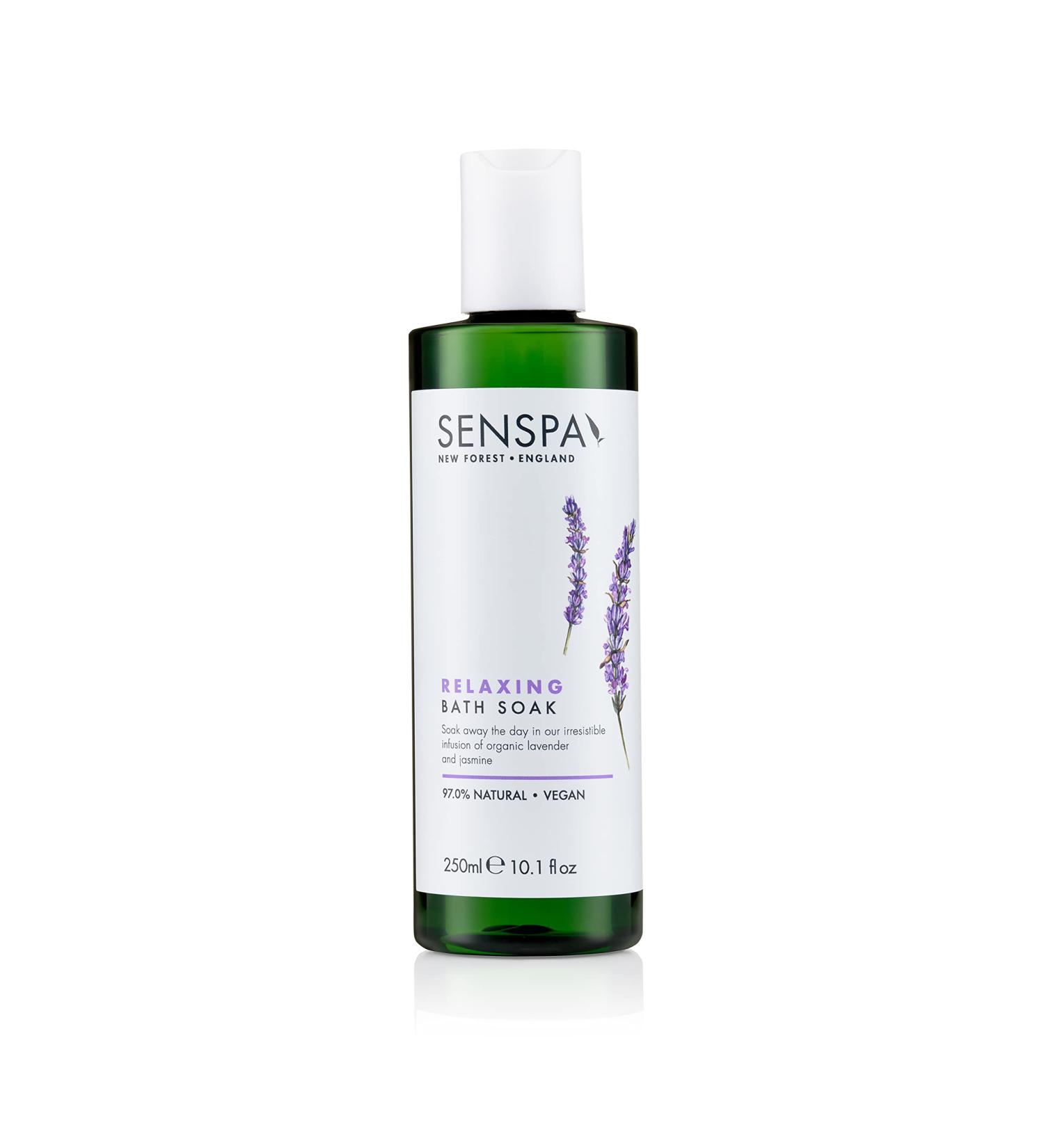 Senspa Lavender Bath Soak 250ml - Vegan Relaxing Bubble Bath - Buy Online on GoSupps.com