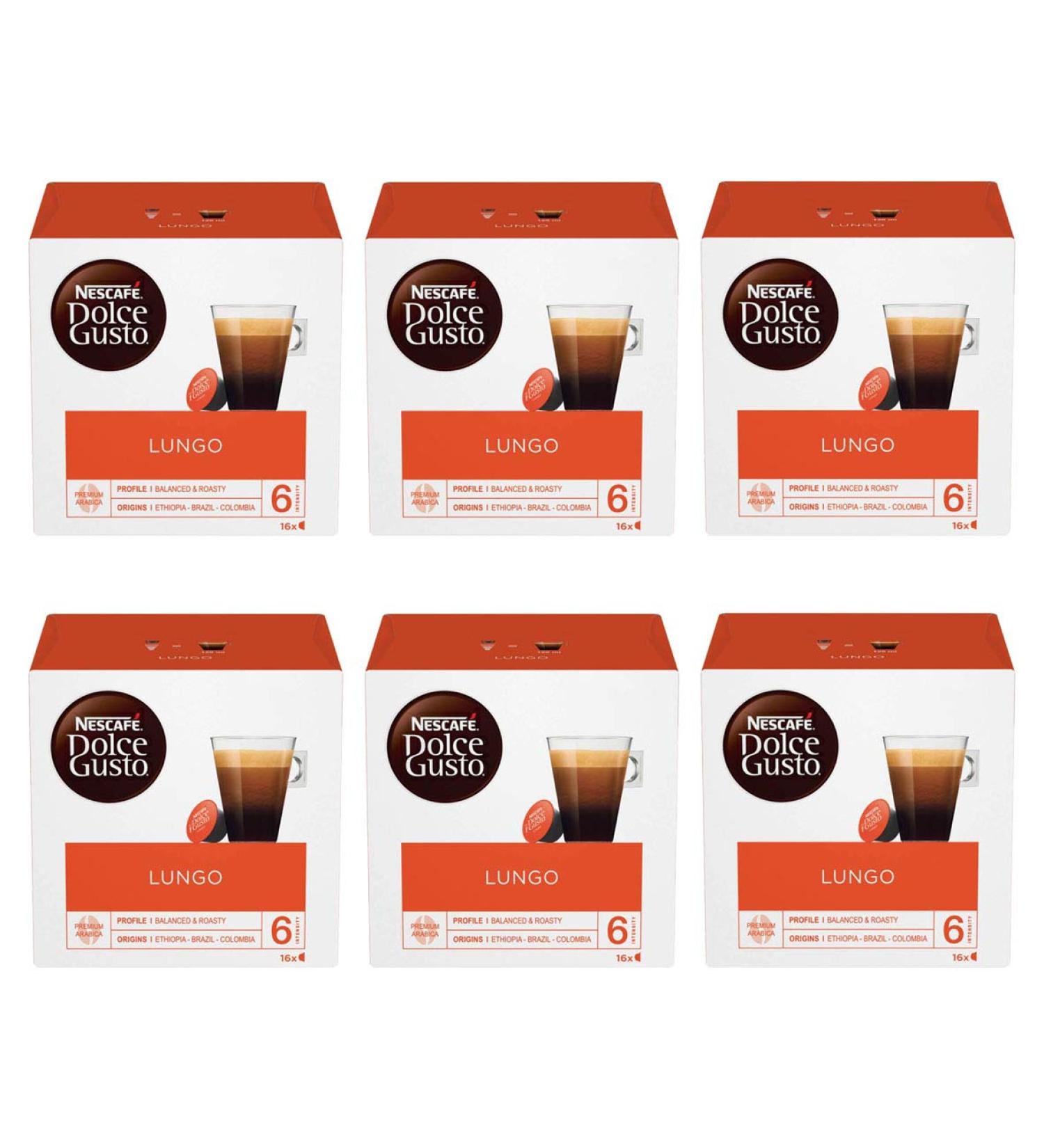 Nescaf Nescaf Dolce Gusto Lungo Coffee Pods 96 Capsules