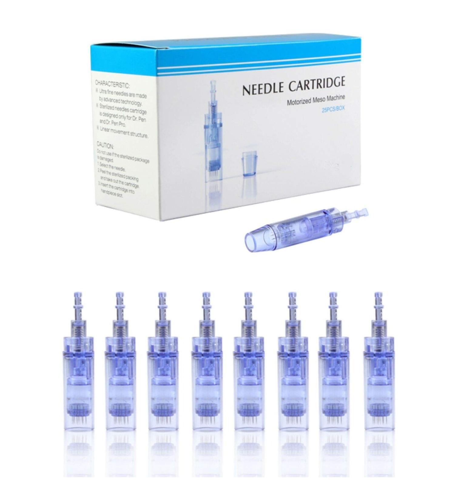 Microneedling needles Dermapen replacement heads Derma Pen 12 + 36 + Nano Cartridge A1-W (5 pieces - 36 pins)