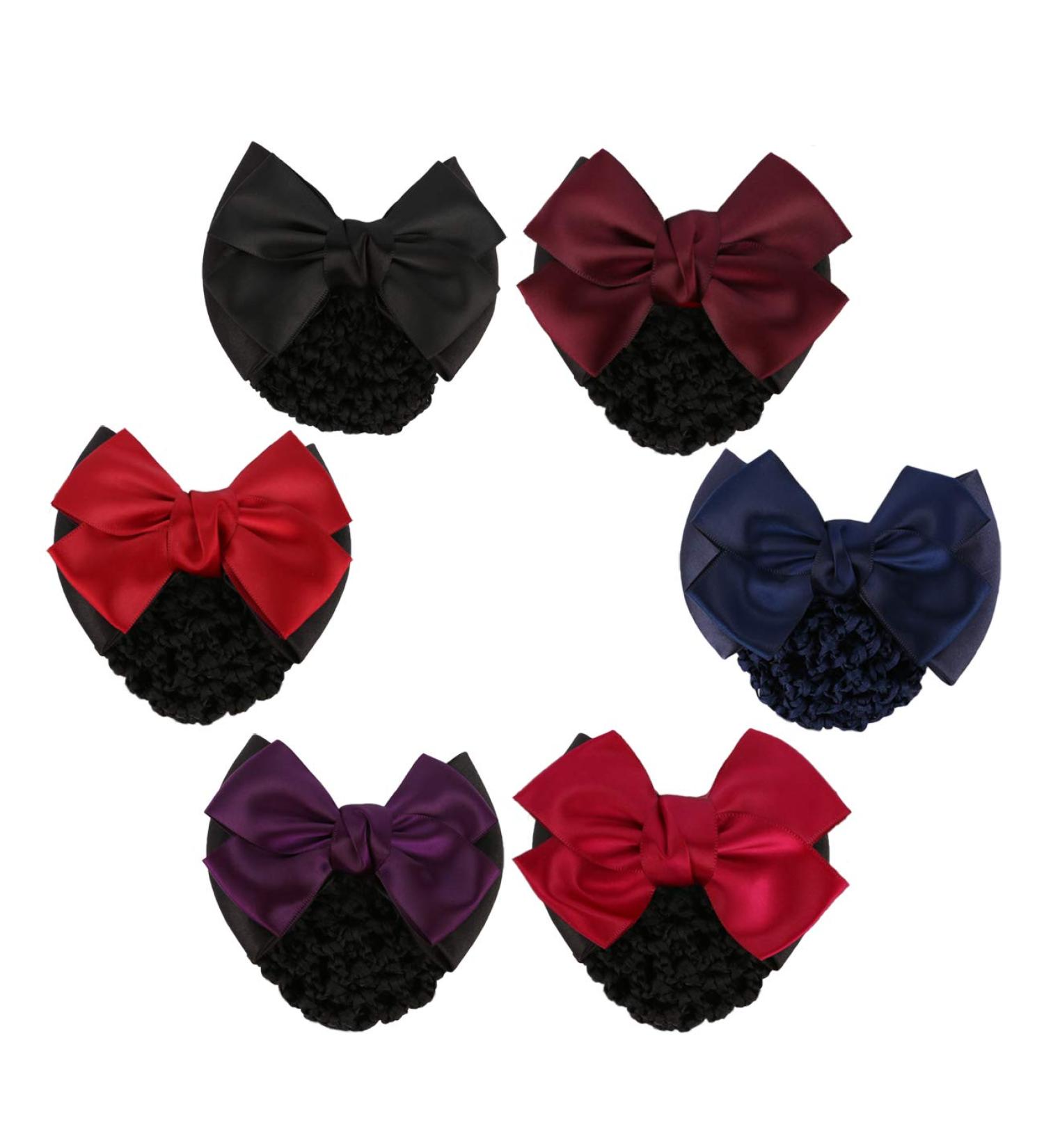 Driew Women's Hair Snoods with Bow - 6 pcs Hair Net Set | Stylish & Functional Hair Accessories - Buy Online on GoSupps.com
