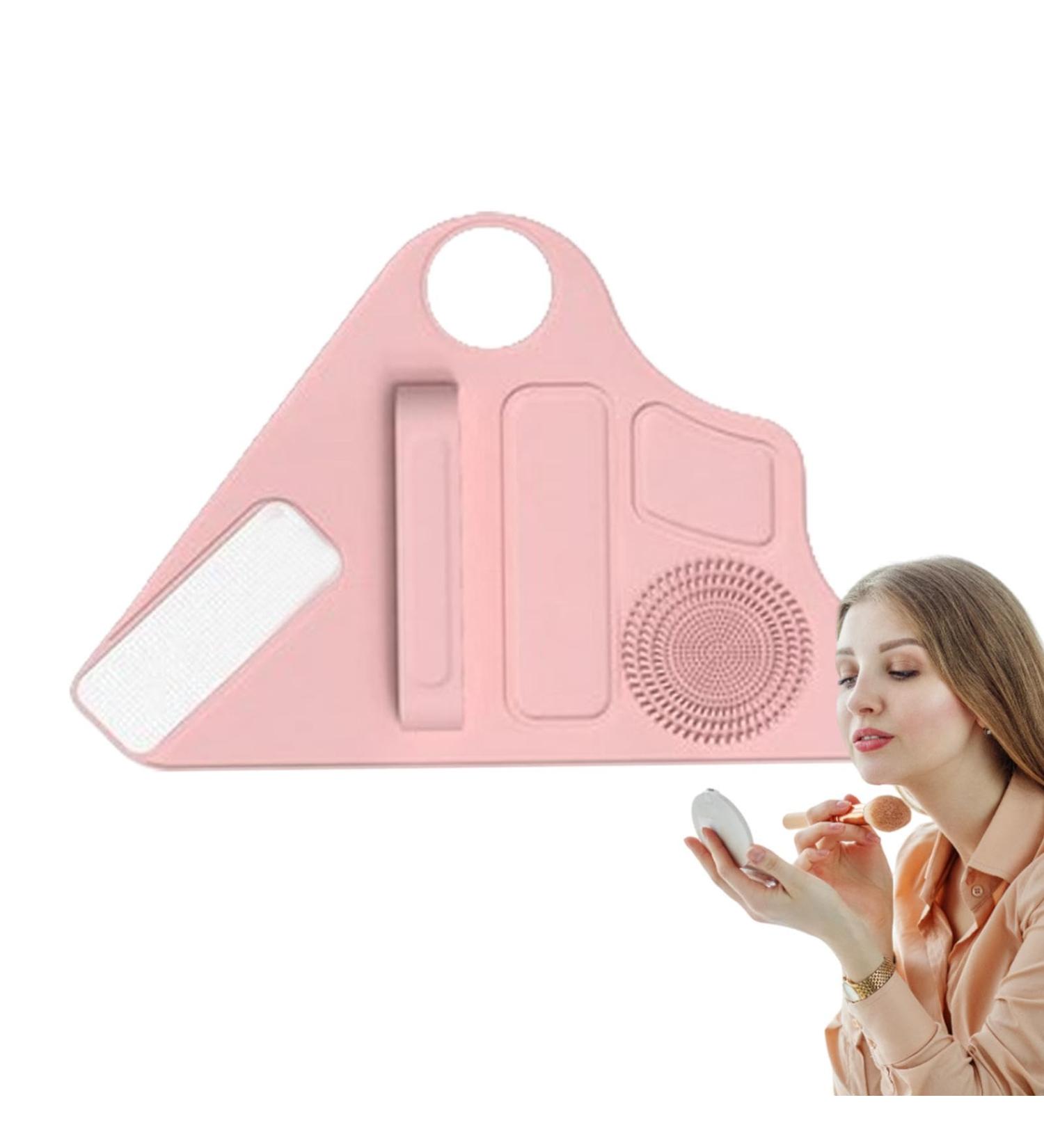 Makeup Pallet Mixer Foundation Mix Palette Multifunctional Makeup Palette for HandsHandmade Makeup Mixing PaletteMakeup Mixing Palette Light Pink - Buy Online on GoSupps.com