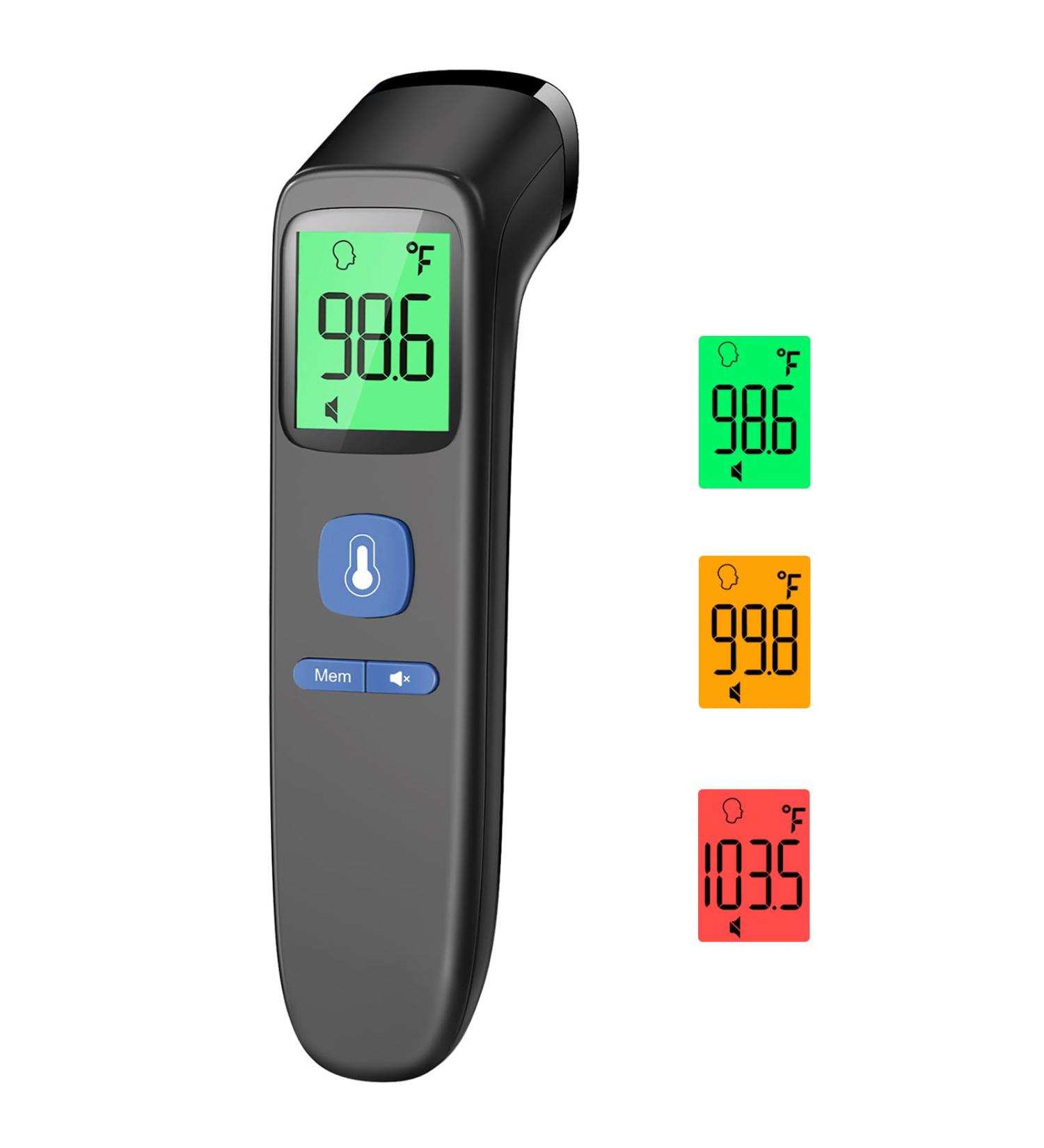 Buy Forehead Thermometer - No-Touch Infrared Digital Thermometer for Adults & Kids | Accurate Fast Readings Fever Alarm Mute Mode - International Shipping - Buy Online on GoSupps.com