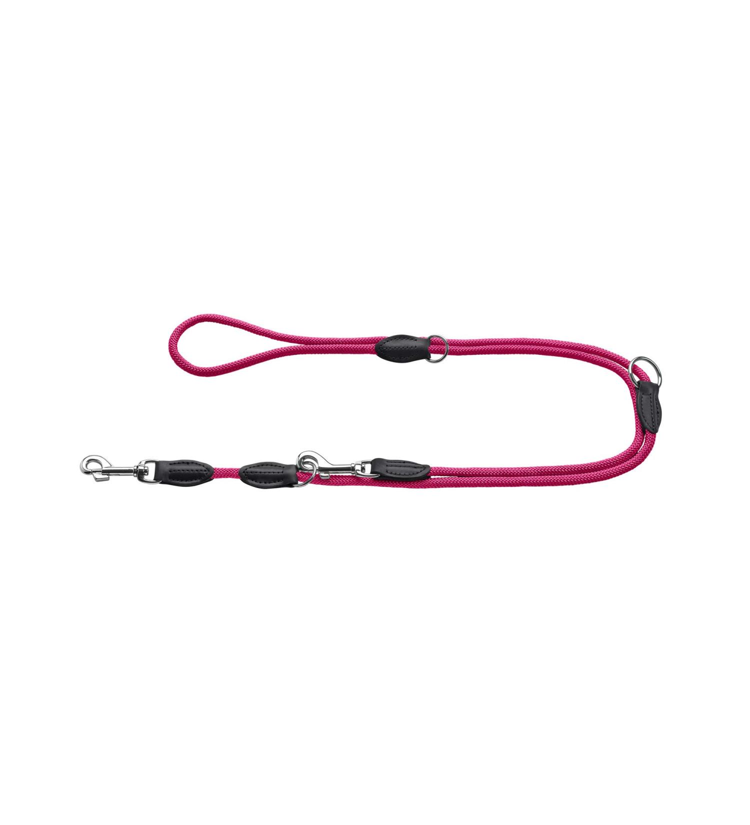 HUNTER Freestyle Retriever Leash & Integrated Collar - Robust Weatherproof 1.0/170 cm Raspberry - Ideal for International Shipping - Buy Online on GoSupps.com