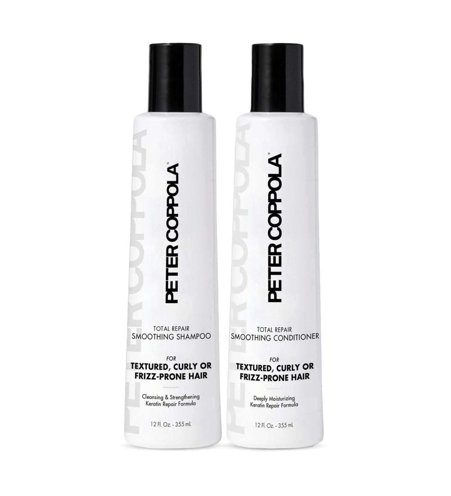 PETER COPPOLA Total Repair Shampoo & Conditioner Duo | Color-Safe Sulfate-Free Hair Care for Color Treated Hair | Keratin Treatment Aftercare (12 Fl Oz - Buy Online on GoSupps.com