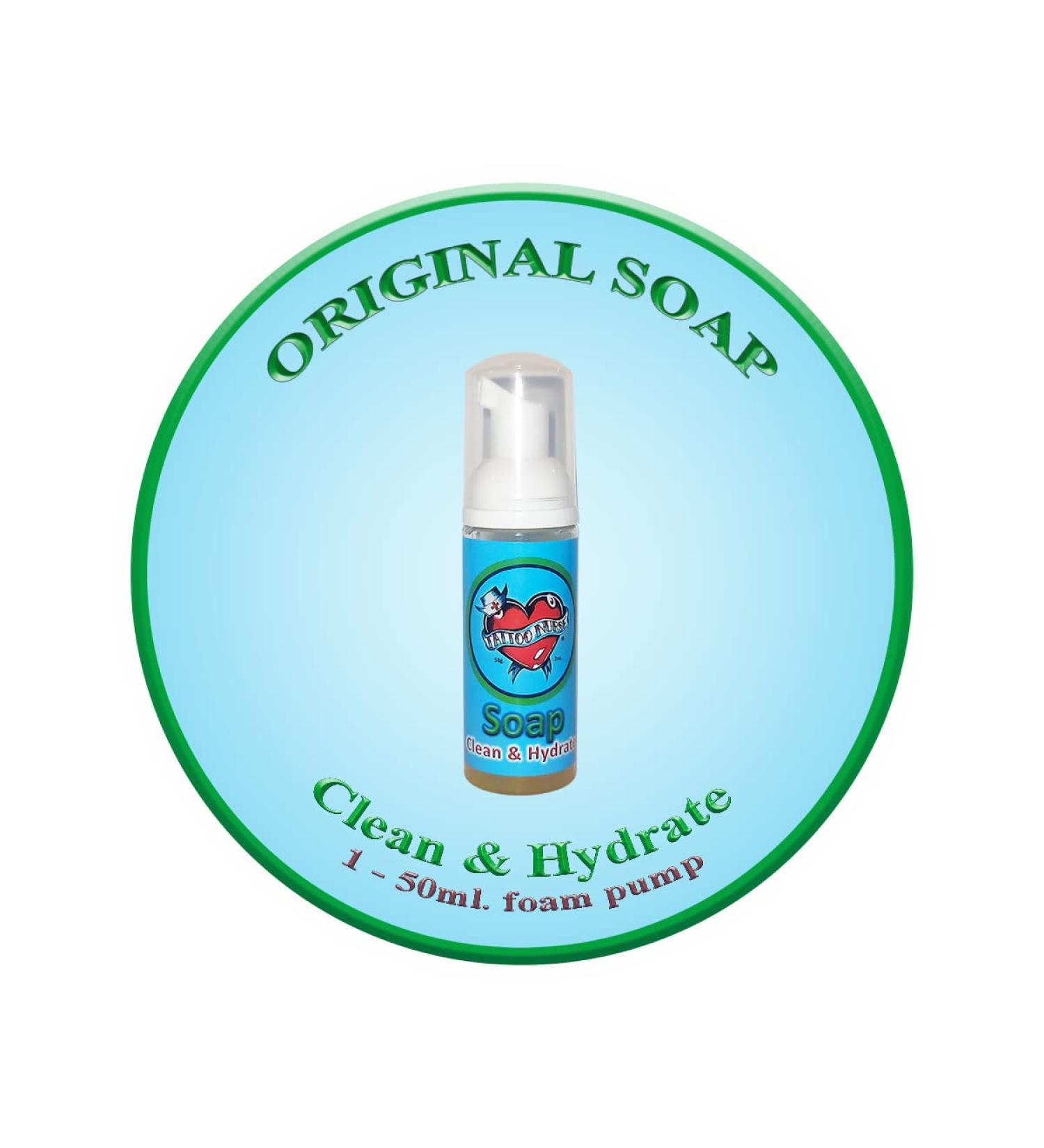 Clean & Hydrate Soap - Foaming Soap Pump Supersaturated Moisturizing Anti-inflammatory Aloe Vera Manuka Honey & more...