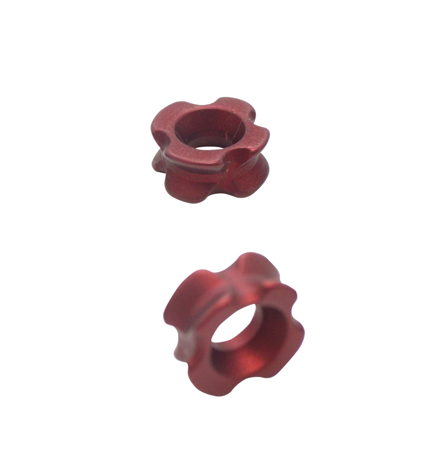 Southland Archery Supply Aluminum Peep Sight for Compound Bow - 2 Pack Red 1/4 - Buy Online on GoSupps.com