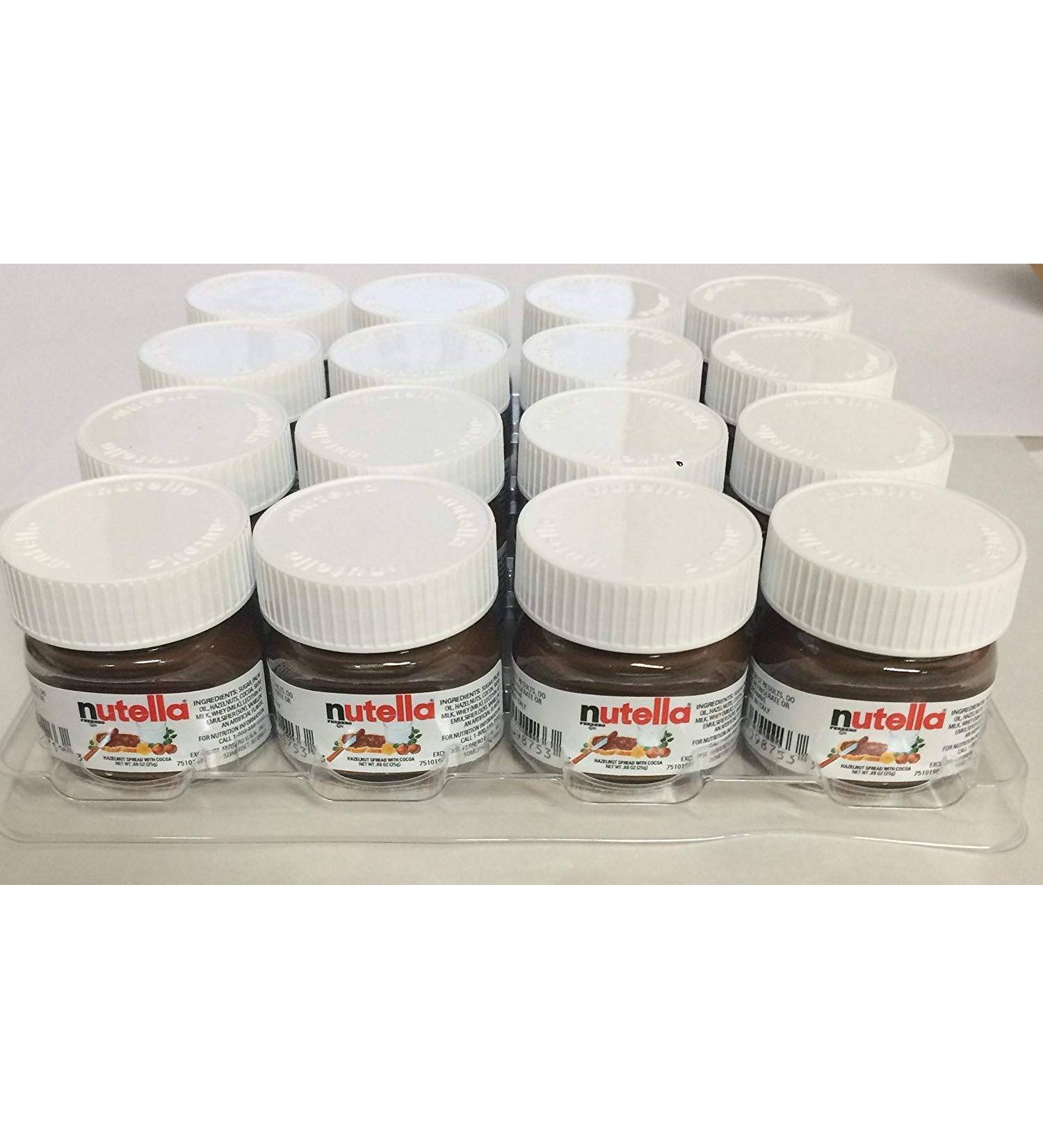 Nutella Mini Glass Bottles - (16) .88 Oz. Single Serve Bottles