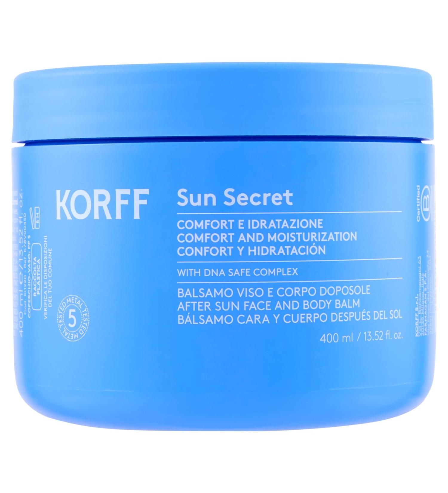  Korff Korff Sun Secret Soothing Hydrating Aftersun 400ml - Buy Online on GoSupps.com