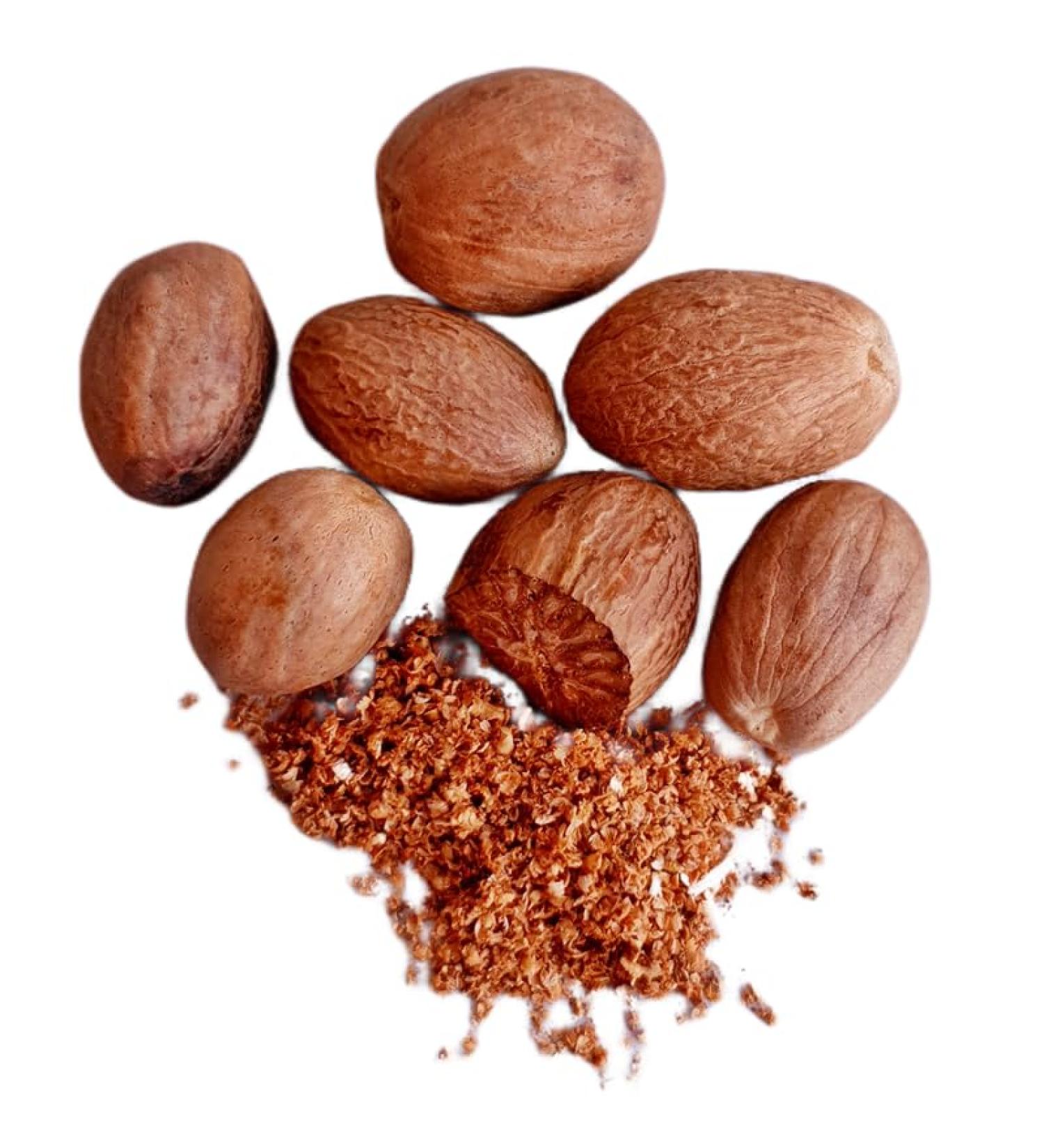 Nutmeg Seeds Whole 56g (2oz) Premium Grade Shell Removed and Cleaned A Quality Ceylon Cinnamons Product - Buy Online on GoSupps.com