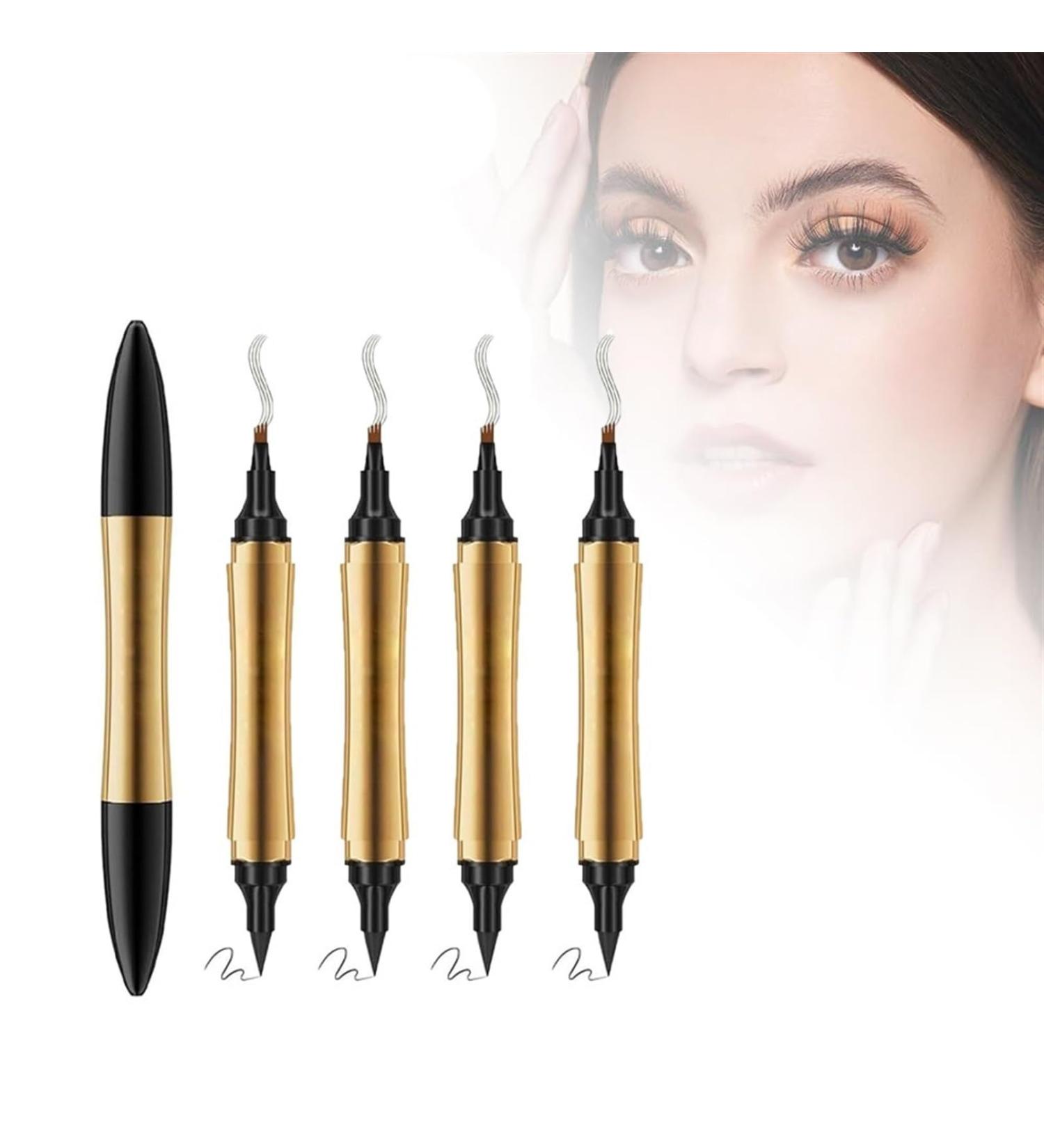 2 in 1 Magic Eyebrow Pencil Eyebrow Contouring Pen 2024 New 3D Waterproof Microblading Eyebrow Pencil Multifunction Double Head Microblading Eyebrow Pencil Waterproof Makeup Tools(Color:4 Color) - Buy Online on GoSupps.com