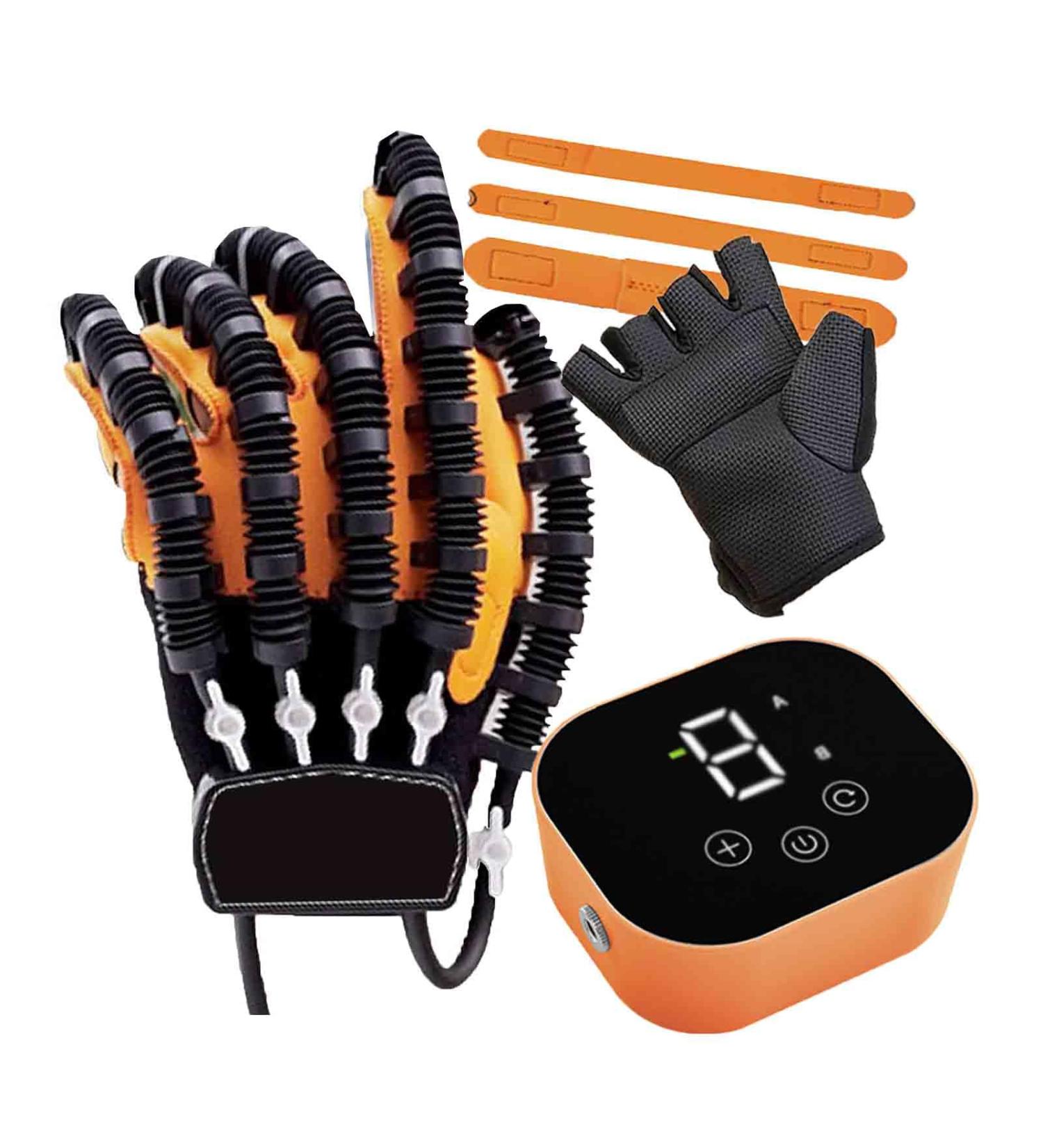 Hand Rehabilitation Robot Gloves Intensity Adjustable Hemiplegia Stroke Arthritis Left & Right Hand Finger Rehabilitation Trainer Relieve Hand Stiffness Chargeable left hand XX-Large - Buy Online on GoSupps.com
