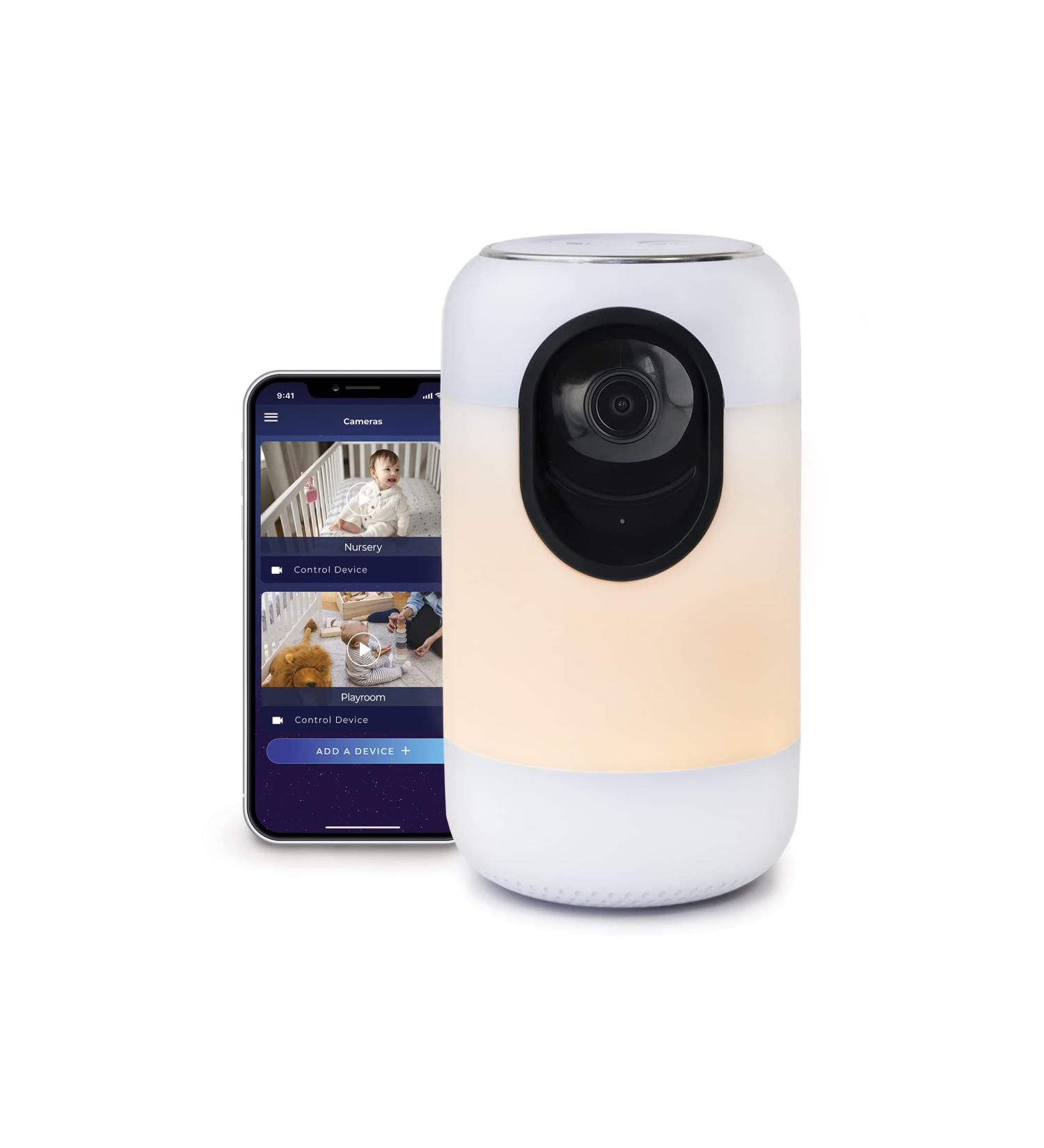 Ohma Smart Baby Monitor - White Noise Sound Machine, Night Light, Temperature & Humidity Sensor, Wireless Talk & Listen, WiFi Enabled Video Camera - Baby Registry Must Have - Buy Online on GoSupps.com