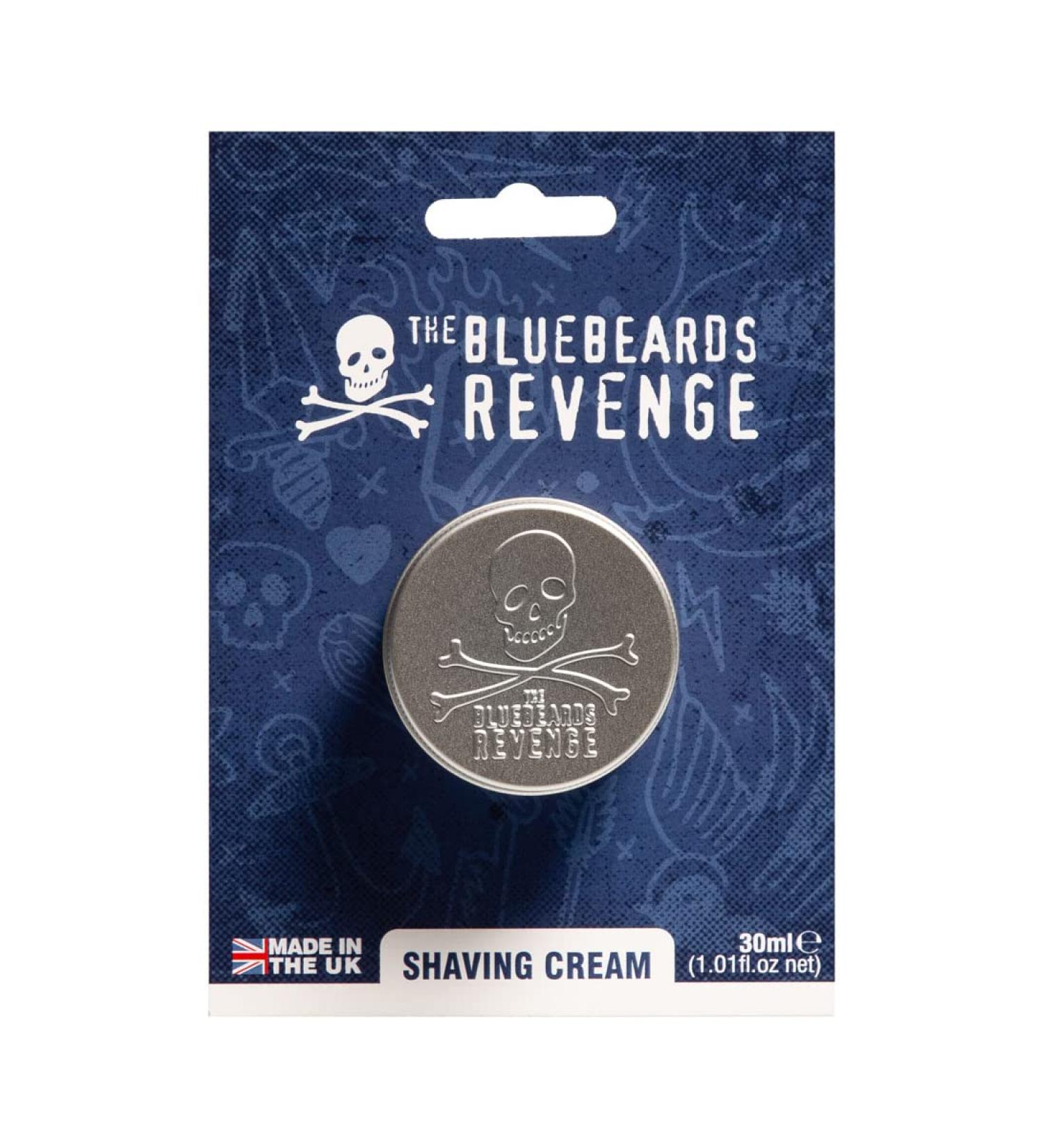 The Bluebeards Revenge Shaving Cream Suitable for Vegan For Men All skin Types 30ml - Buy Online on GoSupps.com