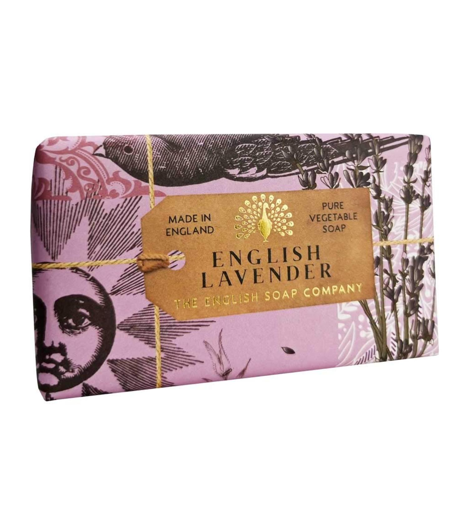 English Soap Co. Lavender Soap Bar 190g - Anniversary Collection - Pack of 1 - Buy Online on GoSupps.com