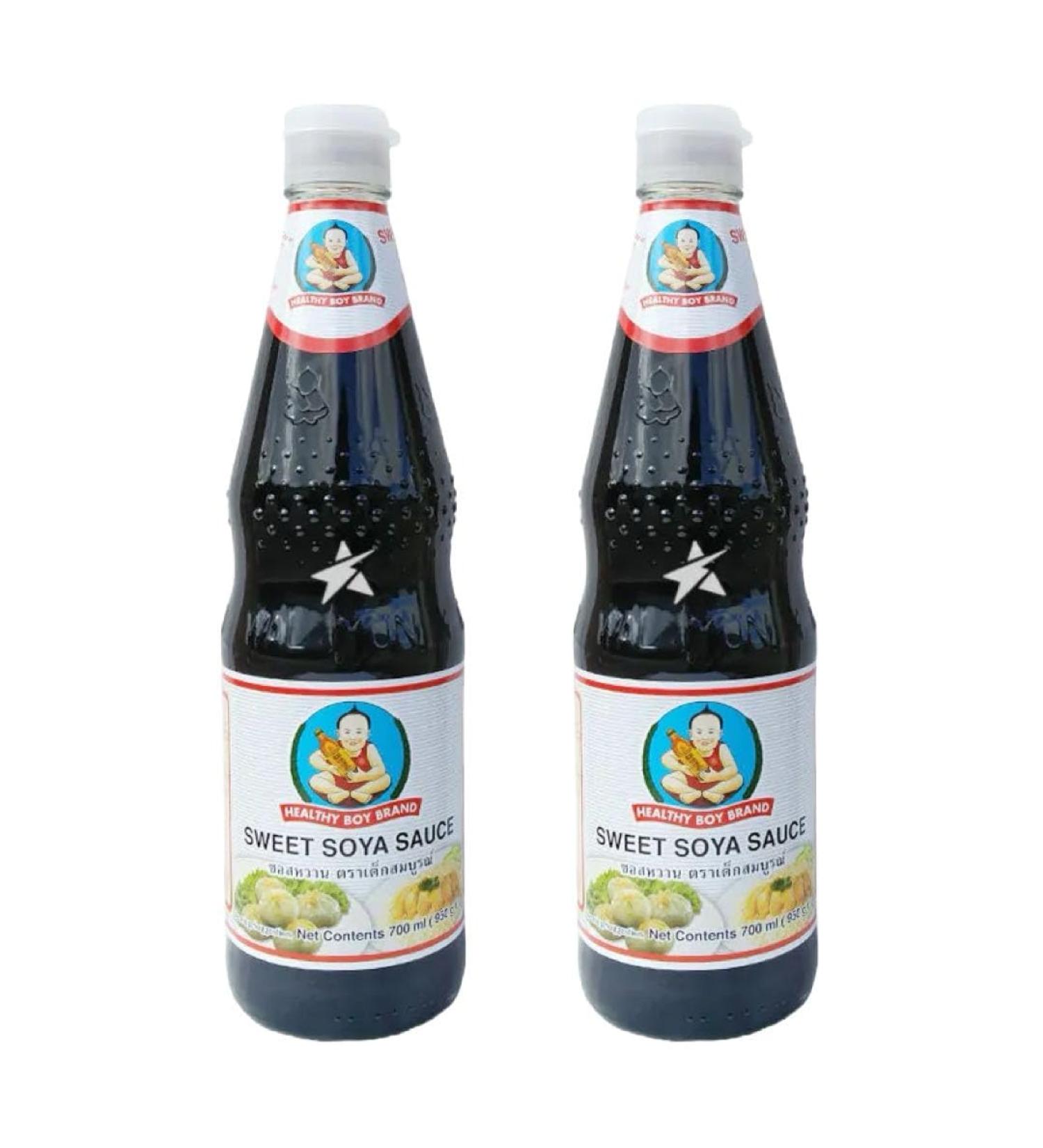 Healthy Boy Thai Sweet Soy Sauce 700ml (Pack of 2)