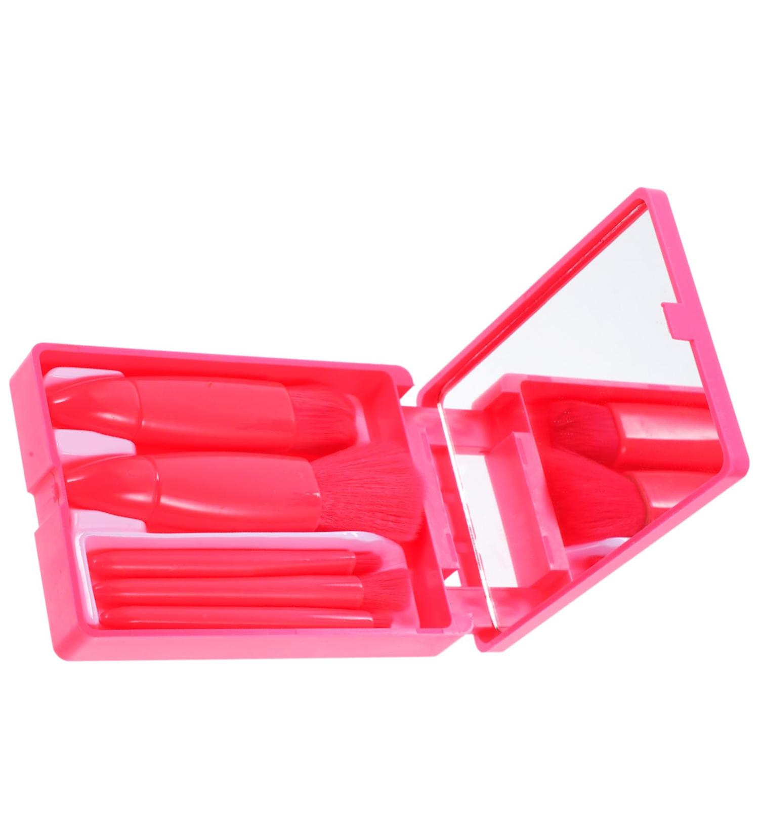 Beavorty Makeup Mirror & Makeup Brush Set - Portable Eyeshadow & Lip Brushes for Women | Optimal Makeup Tools for Flawless Beauty - Buy Online on GoSupps.com