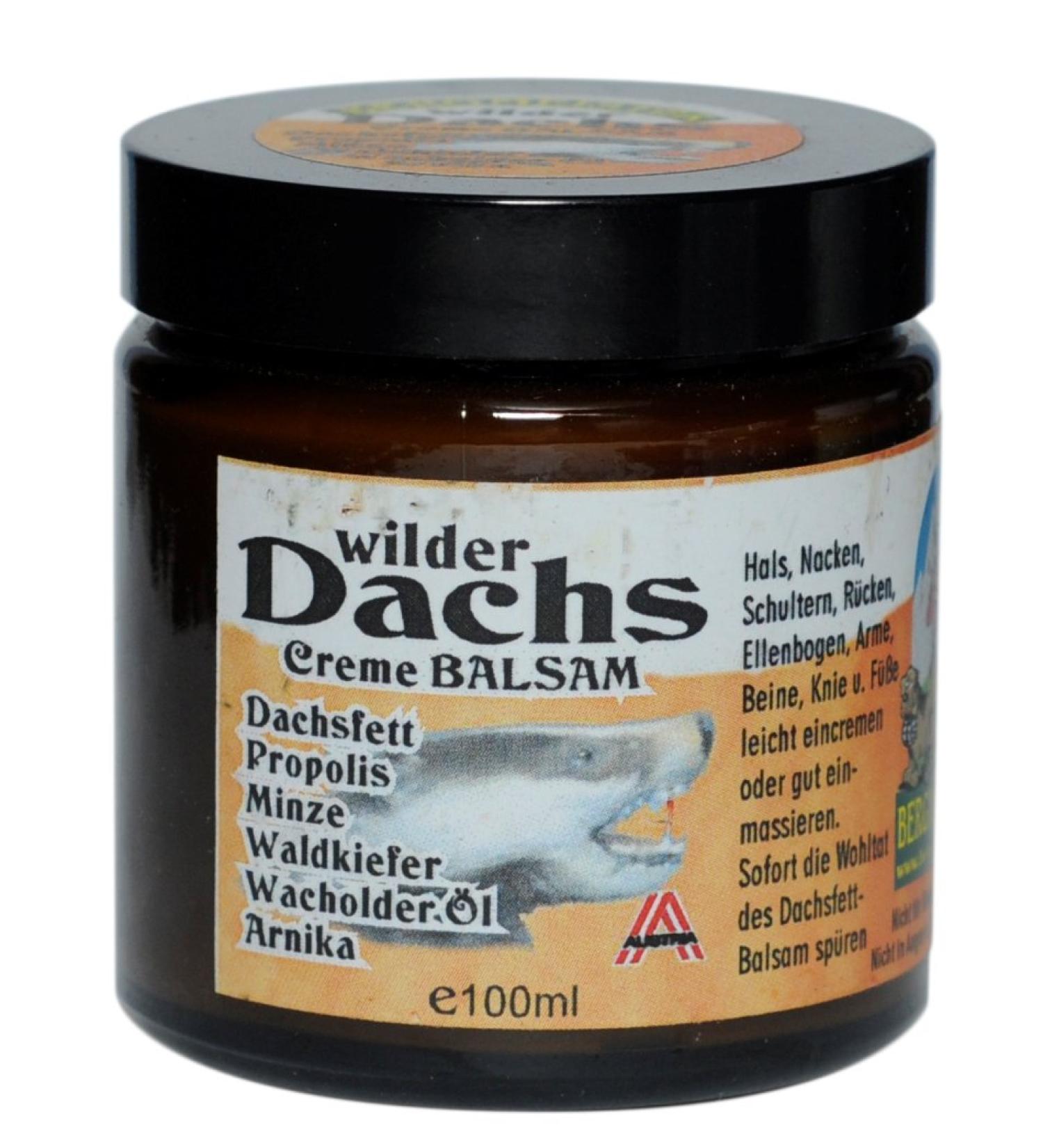 Badger fat cream balm with propolis wild badger extra strong special recipe