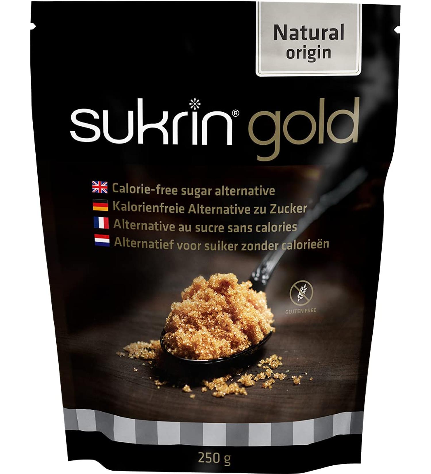 Sukrin Gold All Natural Brown Sugar Alternative 250g 250 g (Pack of 1)