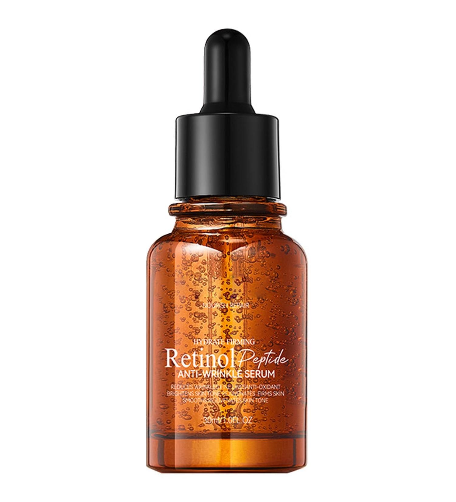 Buy Retinol Serum with Hyaluronic Acid - Anti-Aging Reduces Wrinkles & Fine Lines Hydrating Face Serum for Smooth Tightened Skin - Buy Online on GoSupps.com