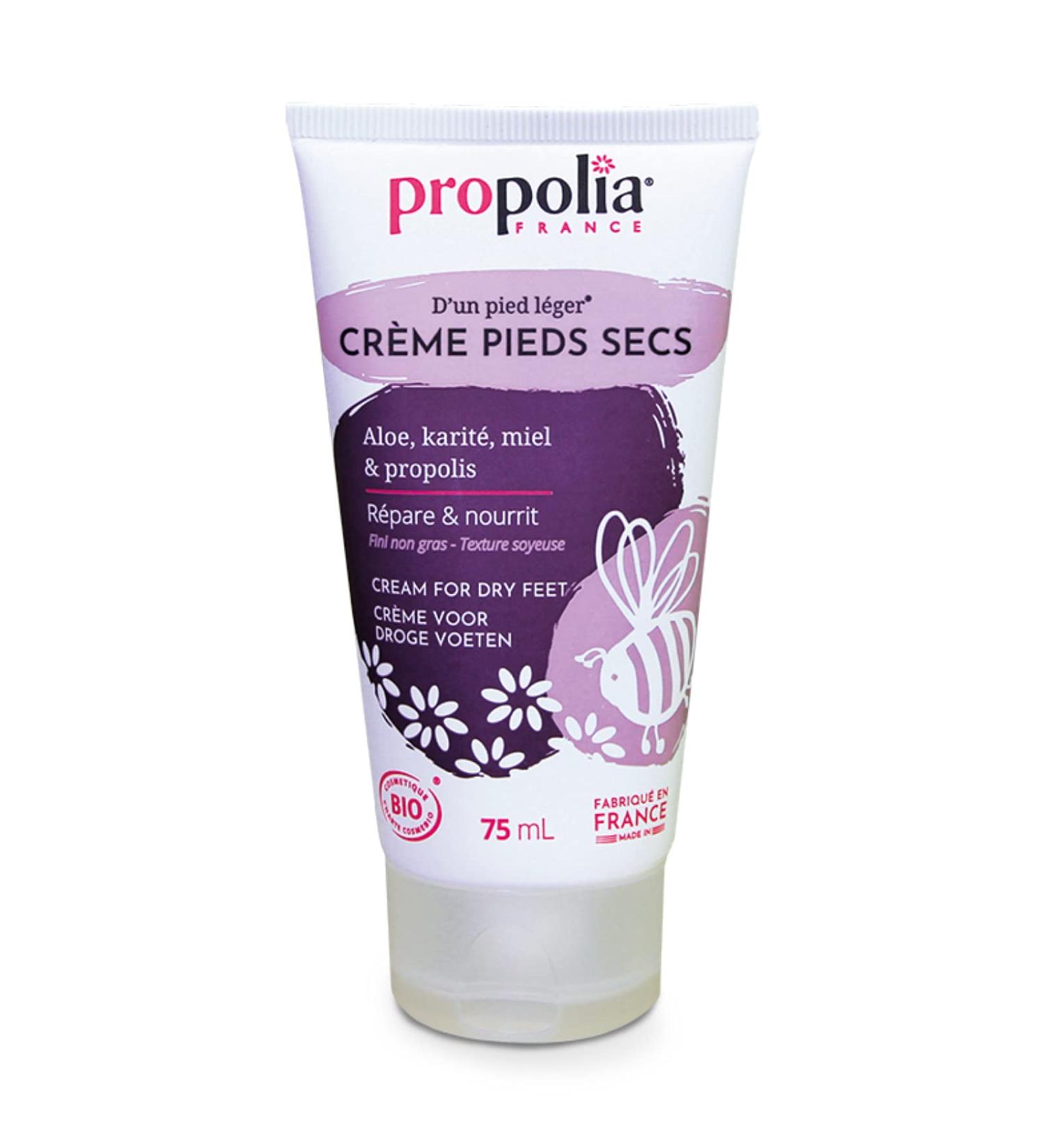 Propolia Secs Organic Foot Cream 75ml - Nourishing All-Natural Relief for Dry Feet | International Shipping Available - Buy Online on GoSupps.com