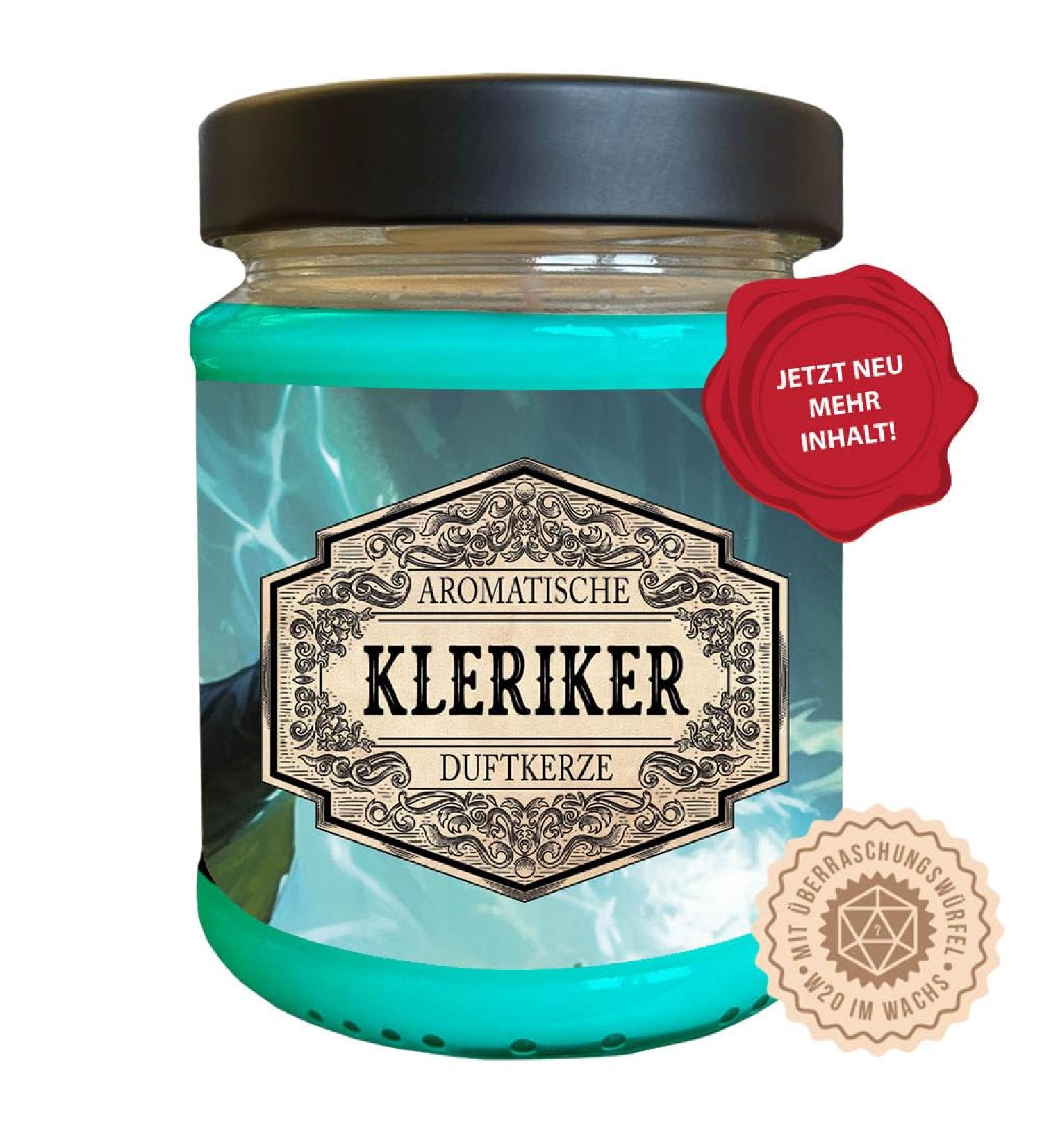 Handmade Cleric Roleplay Scented Candle with Hidden D20 Dice - 240ml 40 Hour Burn Time | Unique Gift from Germany - Buy Online on GoSupps.com